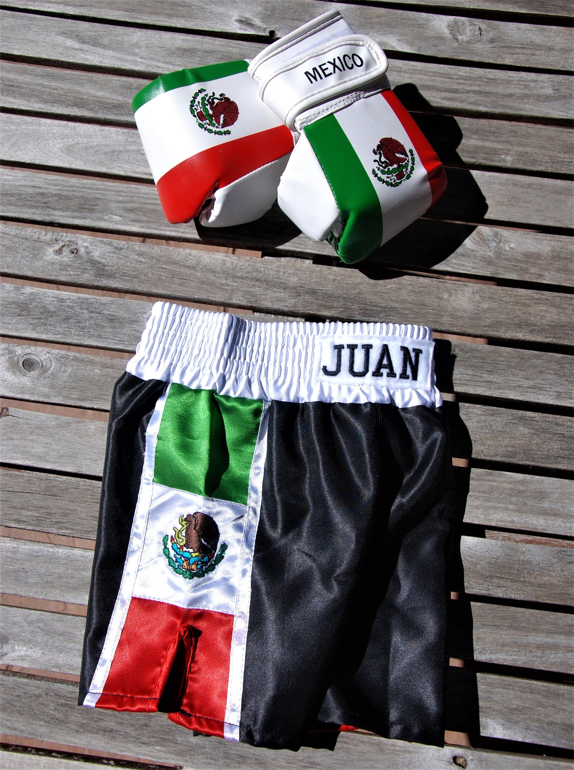 Baby Boxing set Gloves and shorts personalized