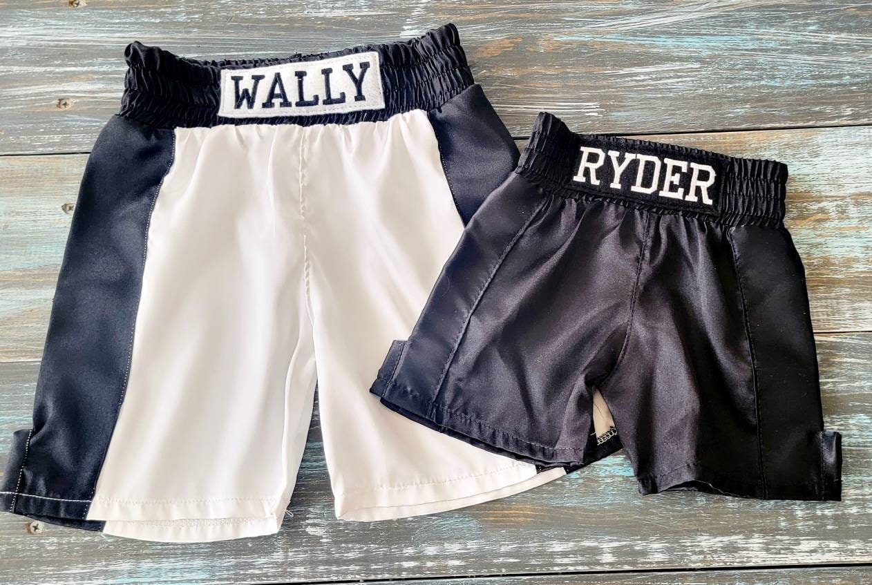 Adorable Personalized Baby Boxing Shorts (Trunks Only)
