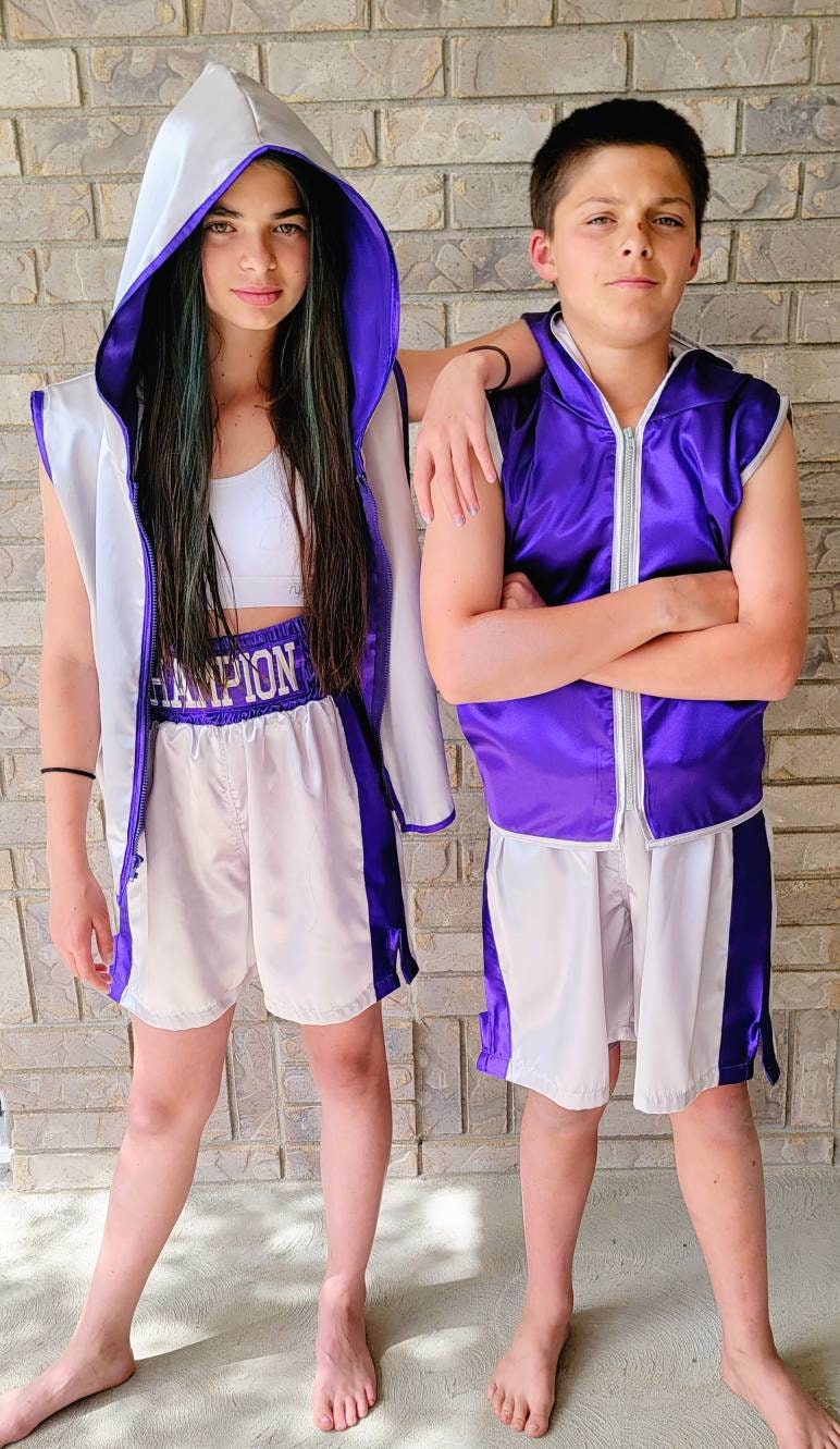 Adult Boxing Vest and Matching Shorts Set (Gloves NOT Included)