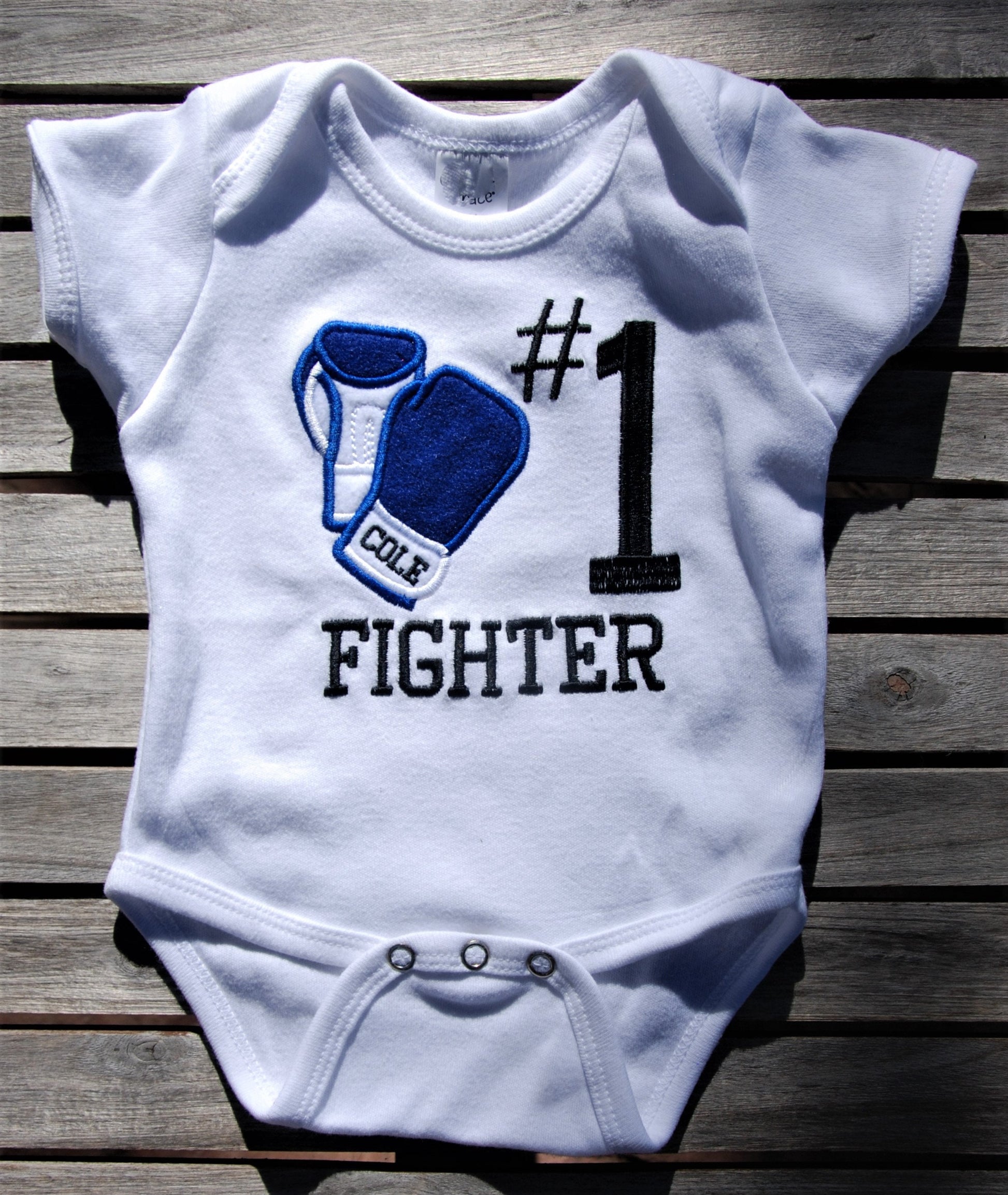 Baby Boxing Bodysuit : Knockout Style