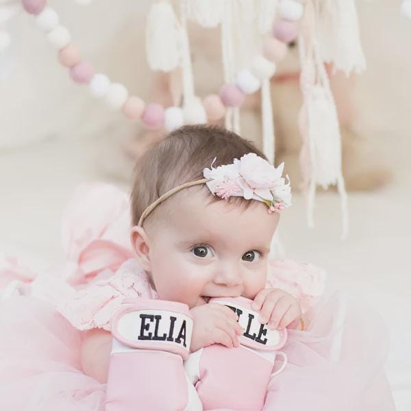 Adorable Personalized Baby Boxing Gloves – Custom Embroidered Keepsake for Little Champion