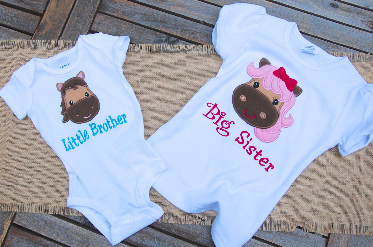 Big Sister/ Middle Sister/ Little Sister T-shirt or baby bodysuit set/ Little brother/Middle Brother/Big Brother