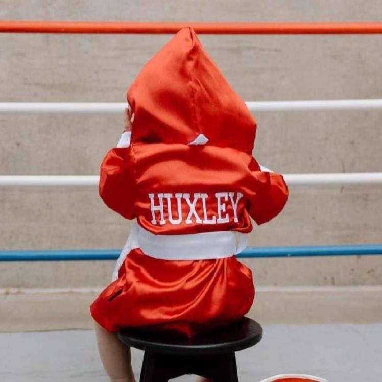 Baby Boxing Costume Set – Personalized Gift for Birthday Party & Photos