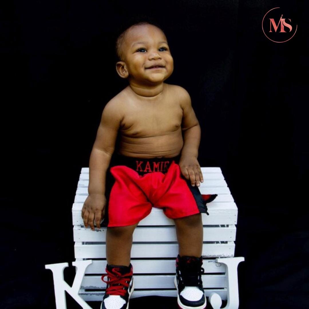 Baby Boxing Set – Halloween Party Outfit with Custom Name