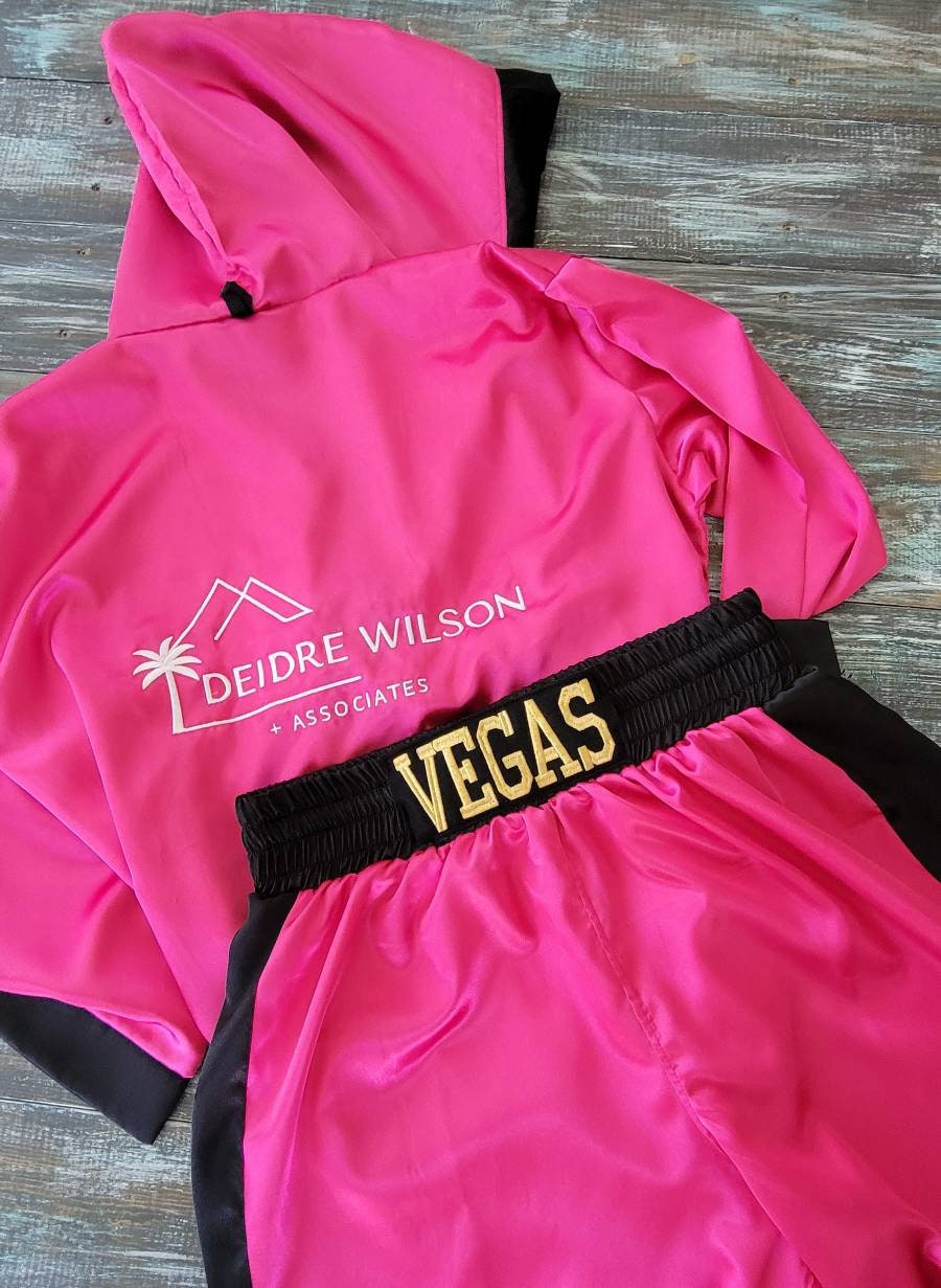 Adult Boxing Robe and Shorts Set (Gloves Not Included)