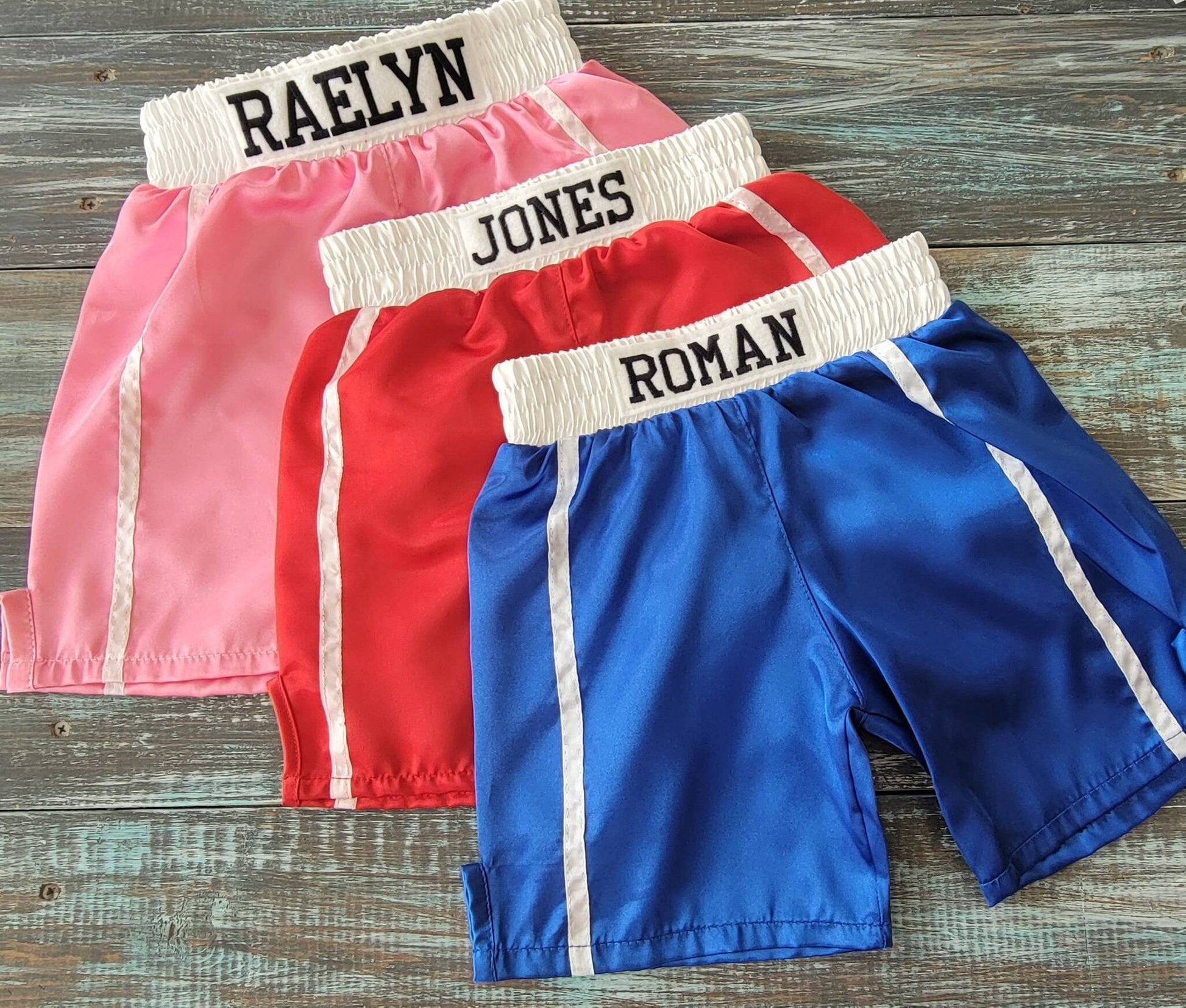 Adorable Personalized Baby Boxing Shorts (Trunks Only)