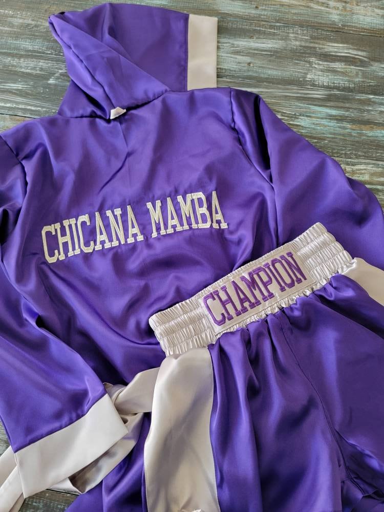 Adult Boxing Robe and Shorts Set (Gloves NOT Included)