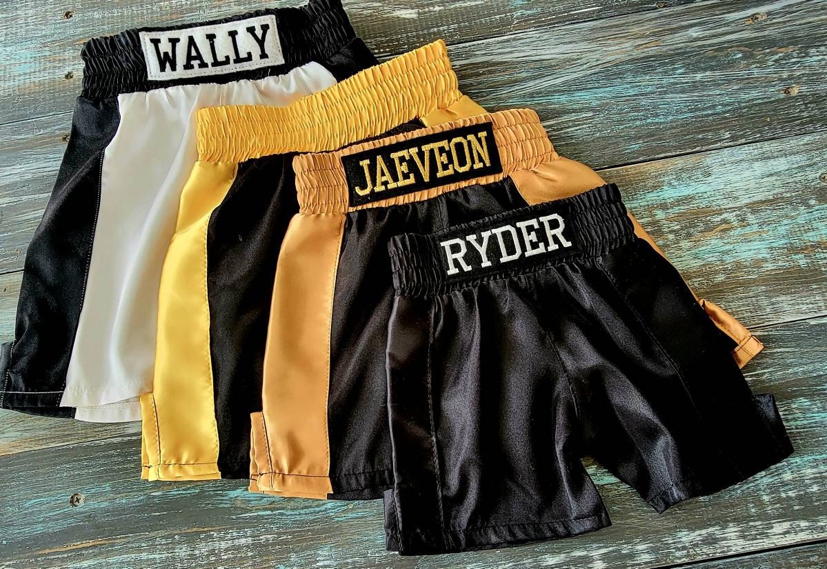 Adorable Personalized Baby Boxing Shorts (Trunks Only)