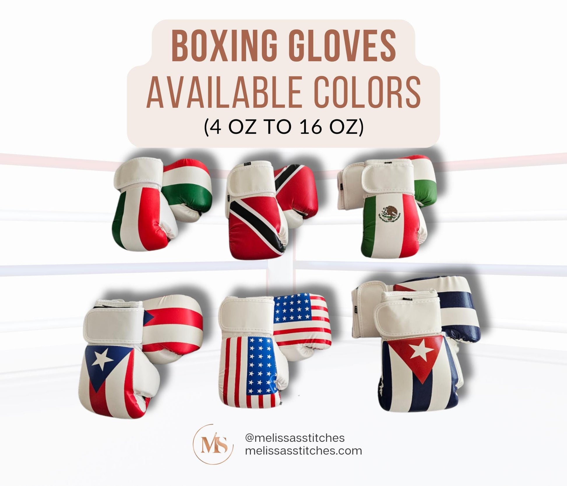 Adult Personalized boxing gloves, boxing gloves, youth boxing gloves