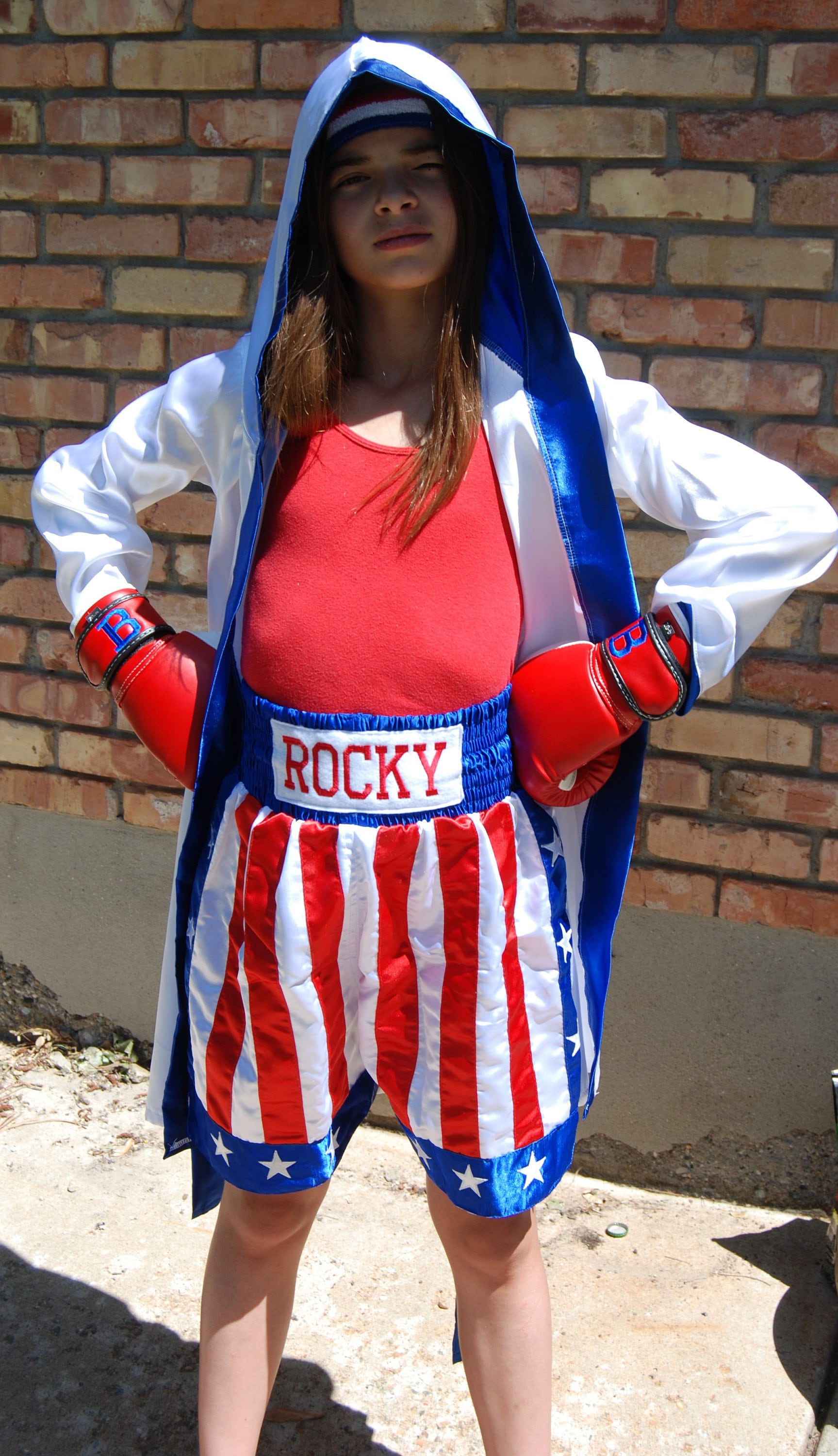 Adult/Youth Boxing Champ Trio: ROBE, SHORTS & GLOVES (updated)