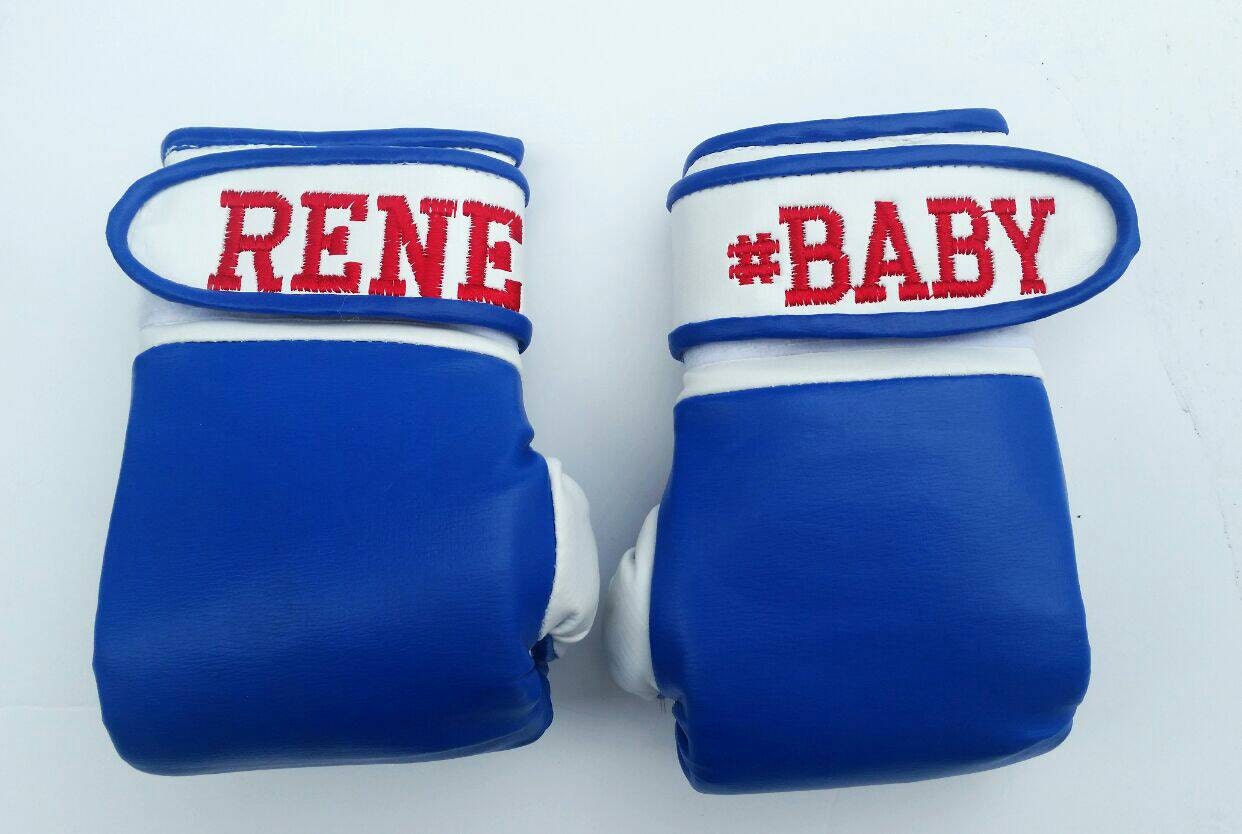 Baby Shower Gift – Custom Baby Boxing Gloves with Embroidered Name | Unique Keepsake for Newborn Boys or Girls