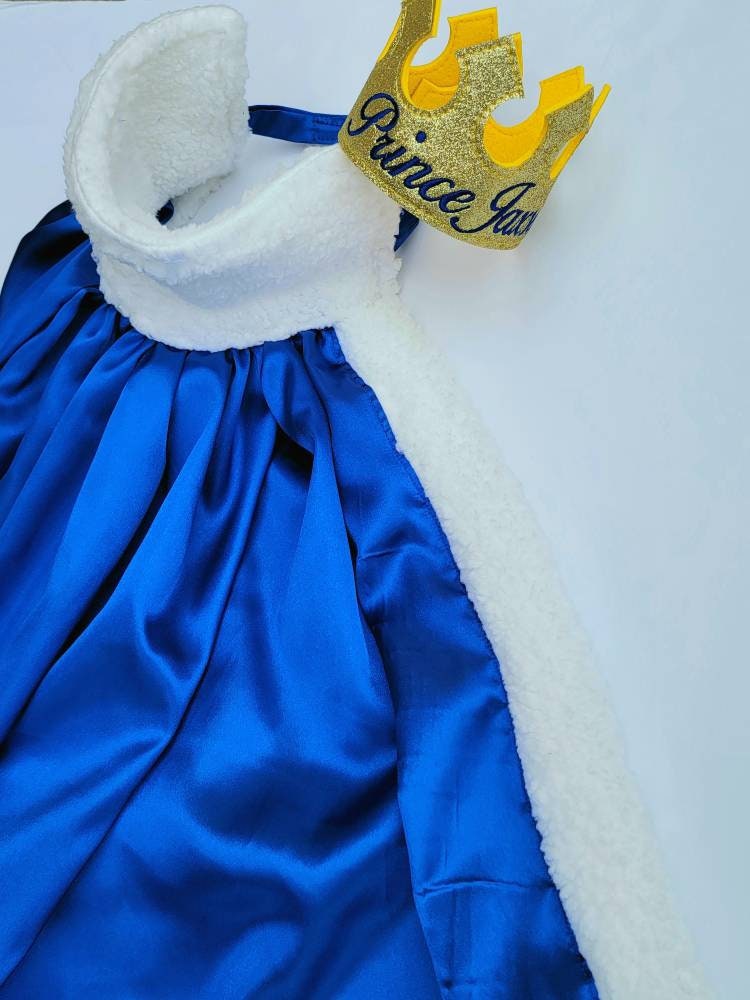 Baby King capeT-shirt and crown set