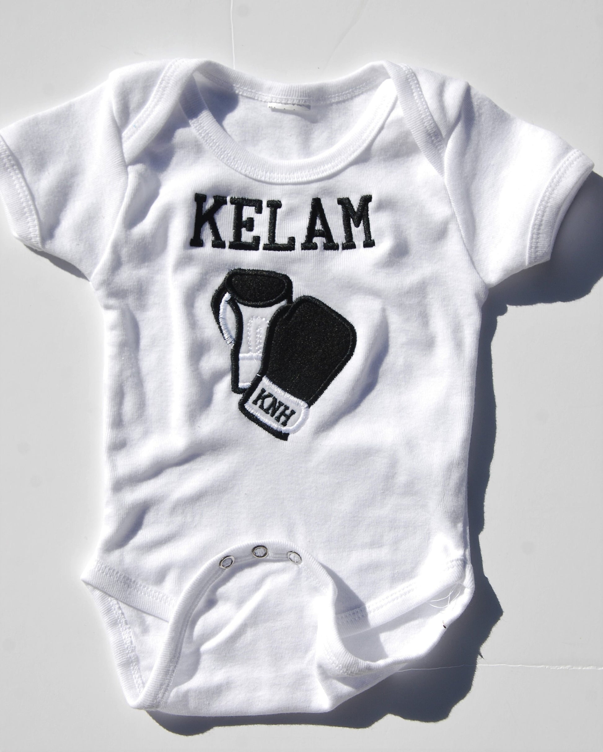 Baby Boxing Bodysuit or T-shirt, ROBE NOT INCLUIDED