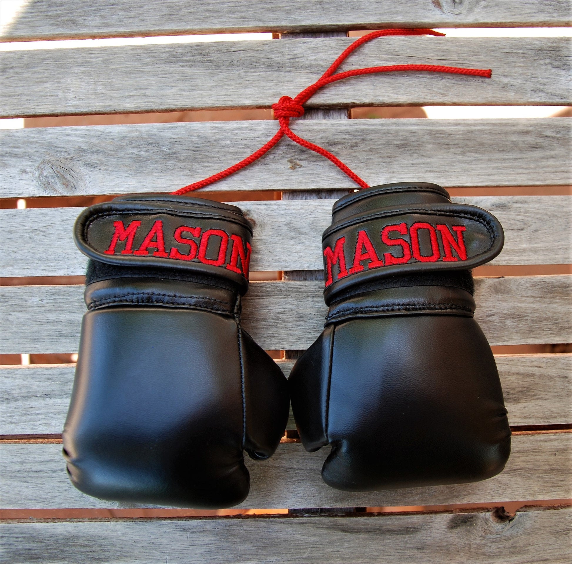 Baby Shower Gift for Girl – Custom Baby Boxing Gloves with Embroidered Name | Personalized Keepsake for Newborn Photos