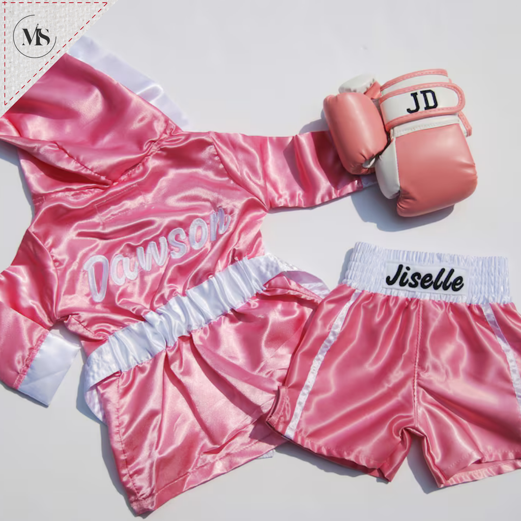 Personalized Baby Boxing Set: ROBE, Shorts & Gloves