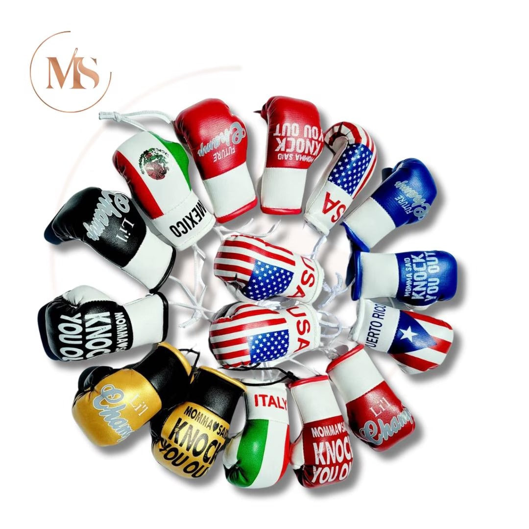 Personalized Newborn Boxing Gloves and Shorts Set – Custom Baby Outfit