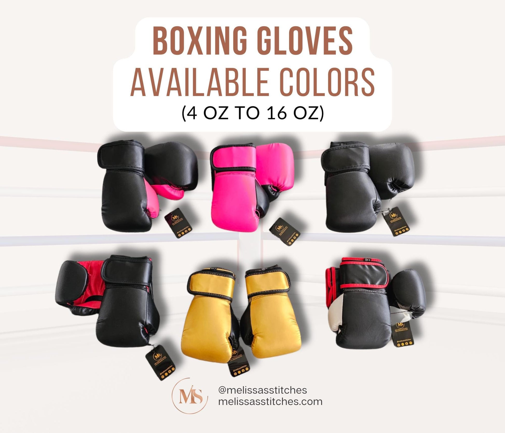 Adult or Youth Personalized boxing gloves