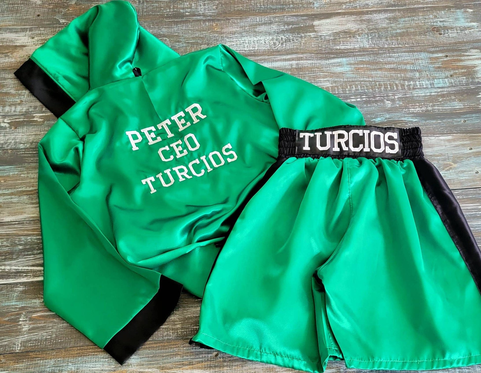 Adult Boxing Robe and Shorts Set (Gloves Not Included)