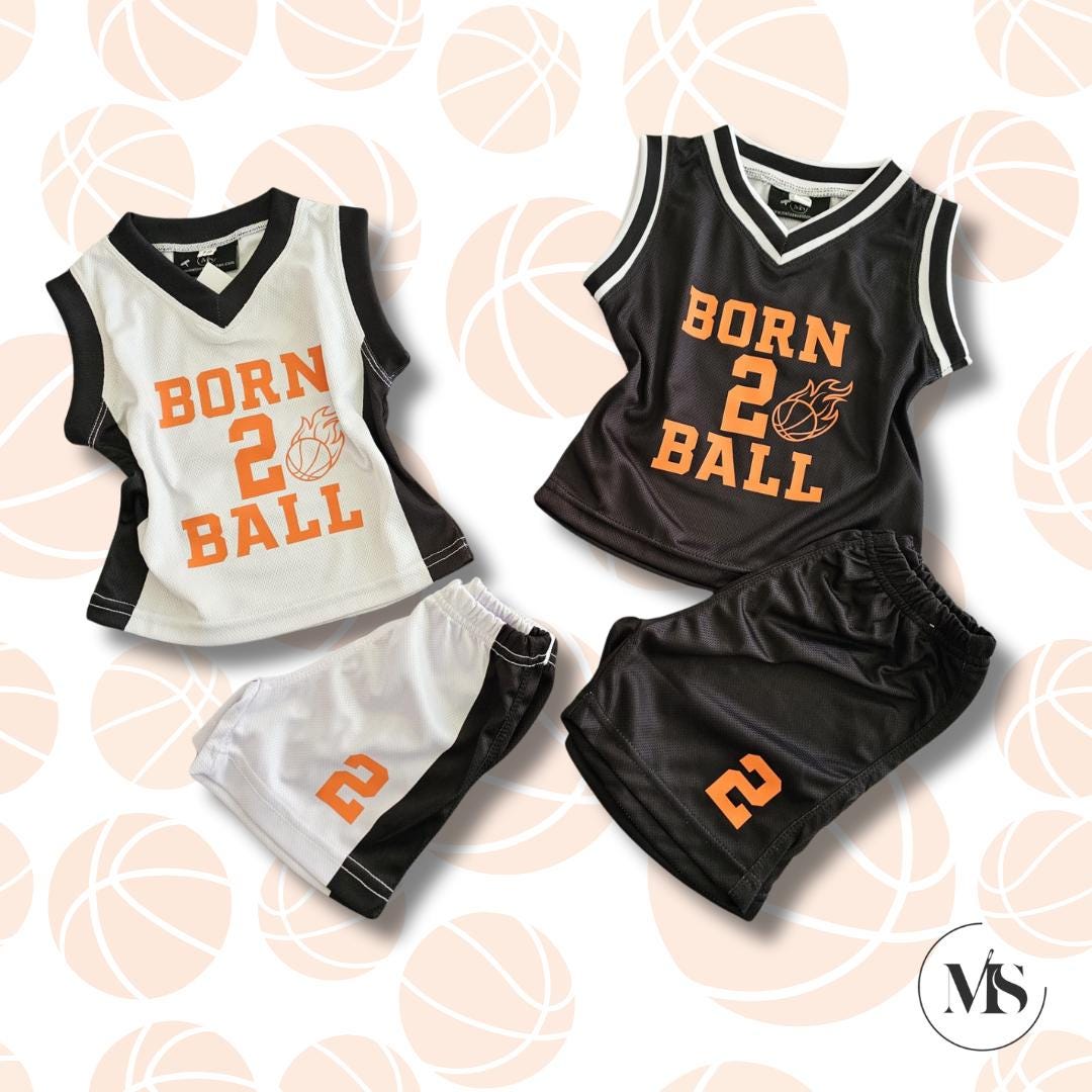 Born 2 Ball Basketball Jersey and Shorts Set+ sweatband set+ball (Complet set)