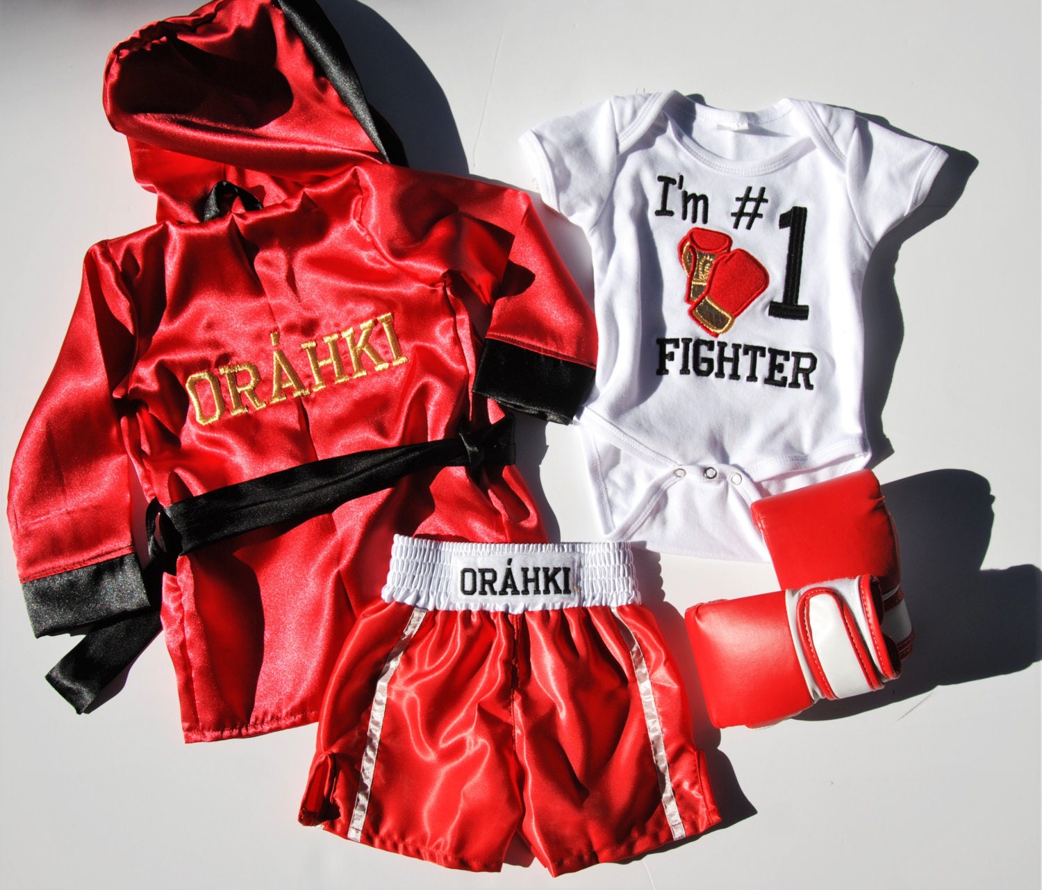 Baby's 1st Birthday Boxing Set & Debut Halloween Costume