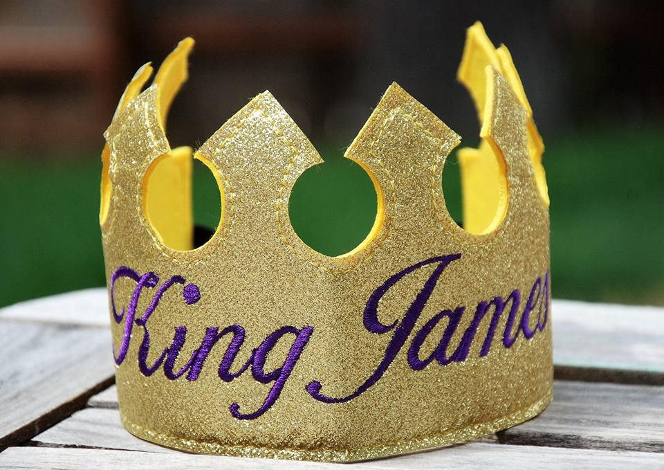 ADULT Personalized Bride Crown, Groom Crown/ Knight crown/Prince crown/ Felt crown