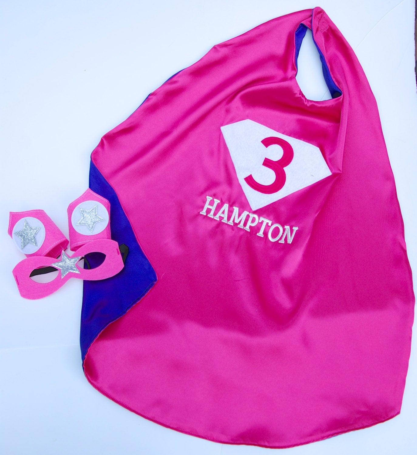 Birthday Super  hero cape set
