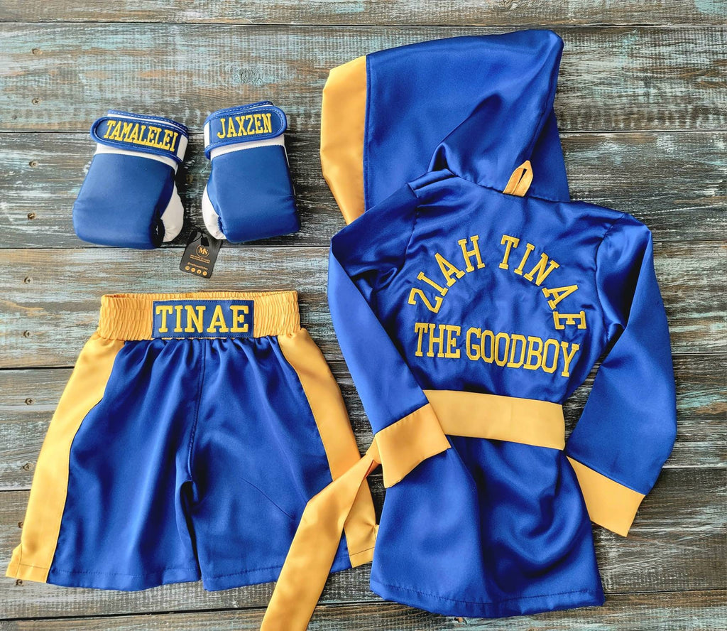 Baby Boxing Set: ROBE, Shorts & Gloves