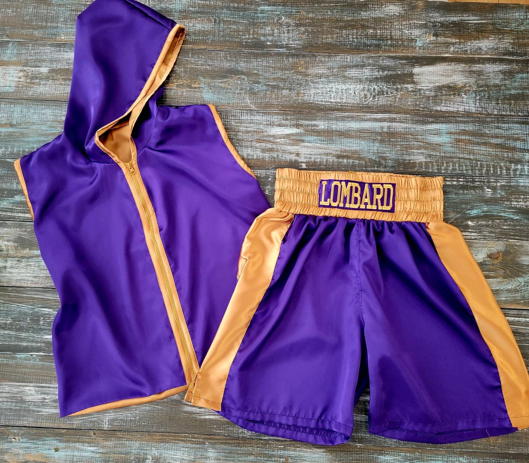 Adult Boxing Vest and Matching Shorts Set (Gloves NOT Included)
