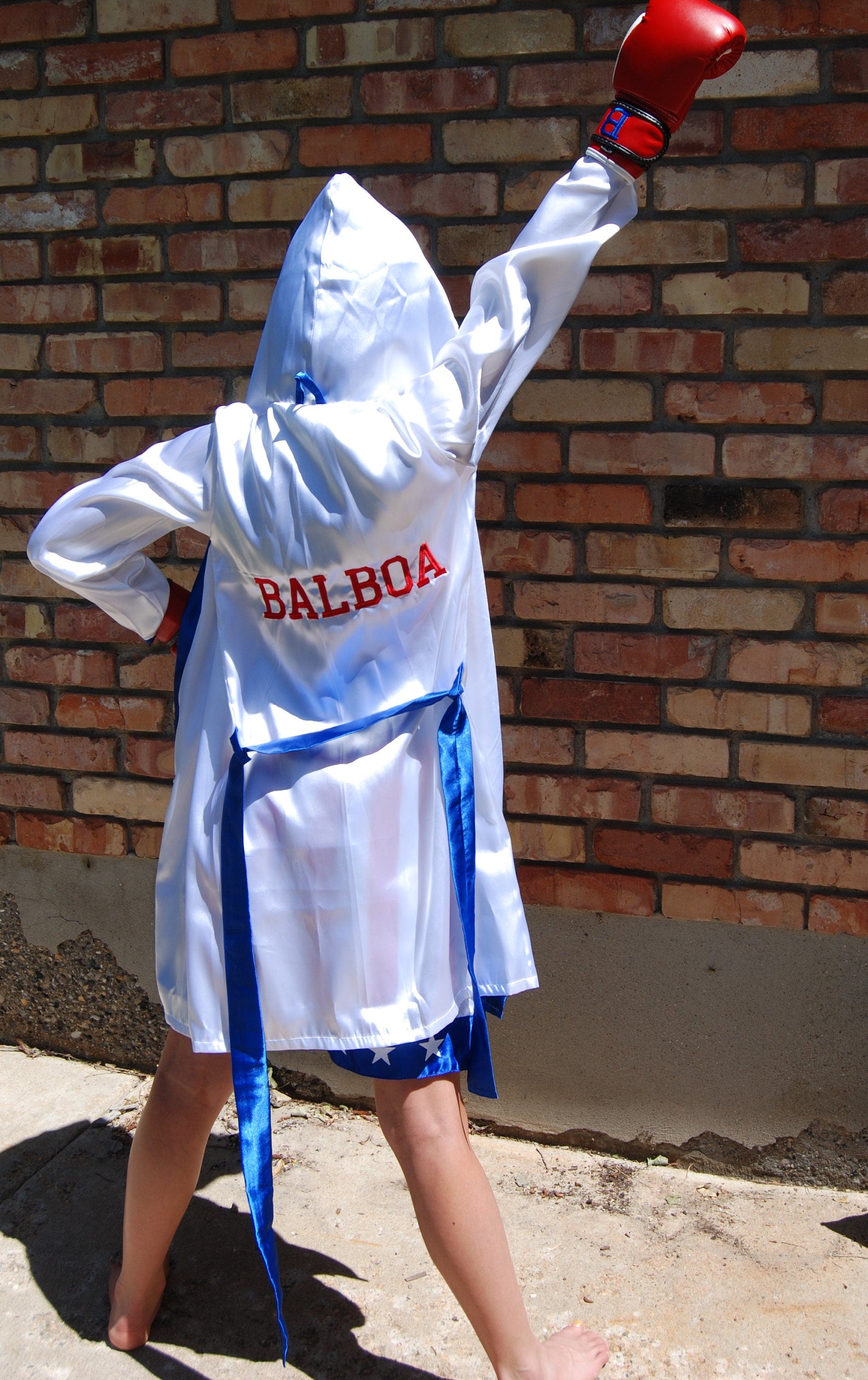 Adult/Youth Boxing Champ Trio: ROBE, SHORTS & GLOVES (updated)