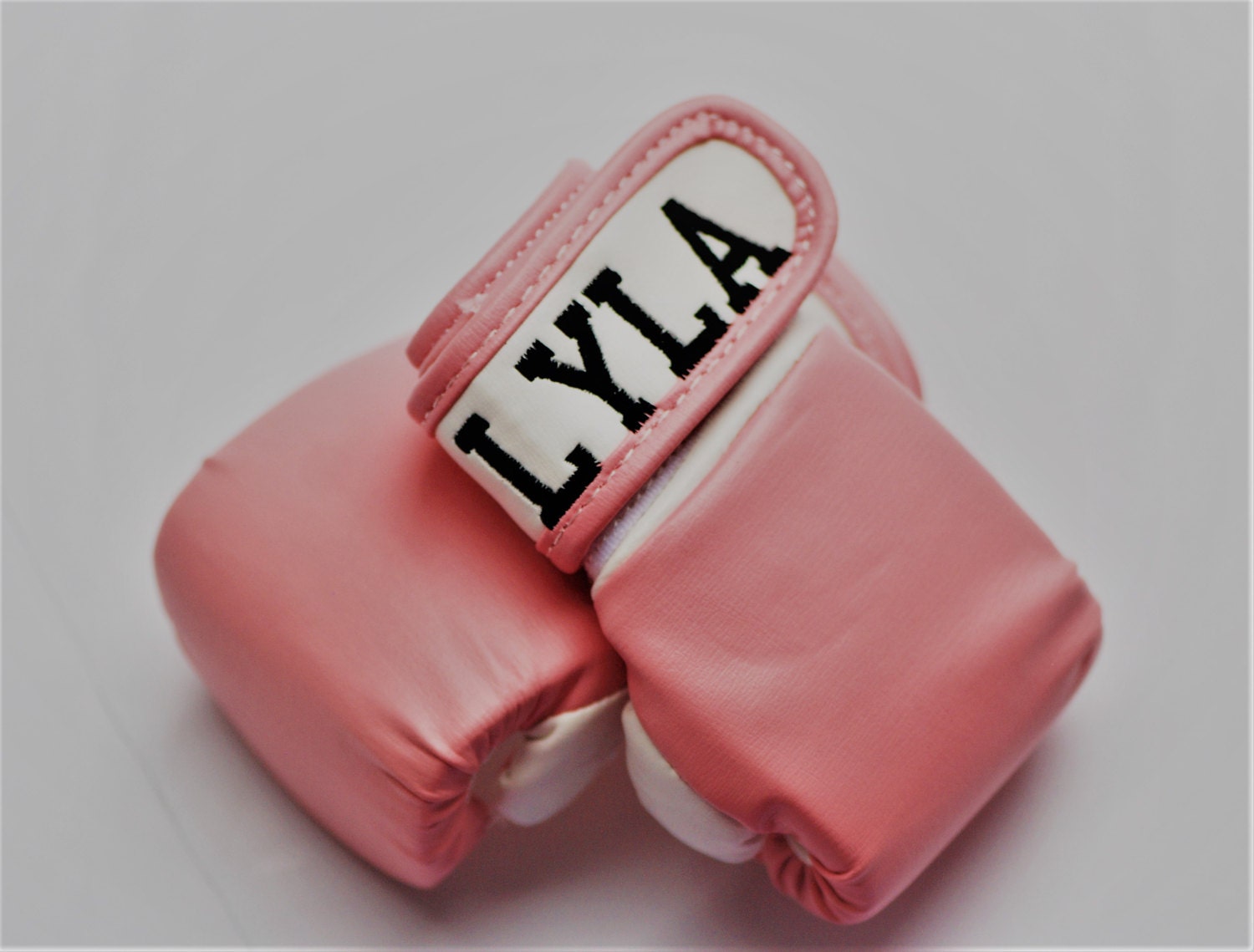 Baby Shower Gift – Custom Baby Boxing Gloves with Embroidered Name | Unique Keepsake for Newborn Boys or Girls