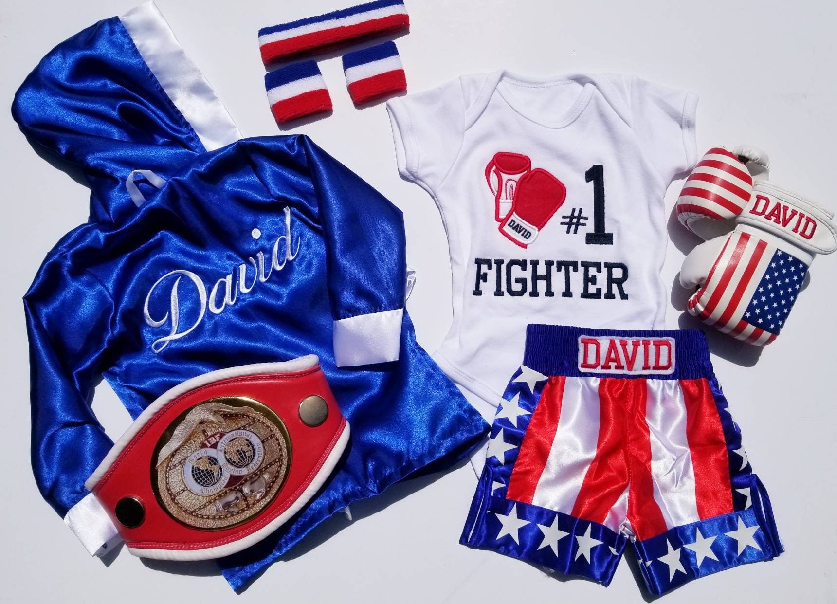 Baby's 1st Birthday Boxing Set & Debut Halloween Costume