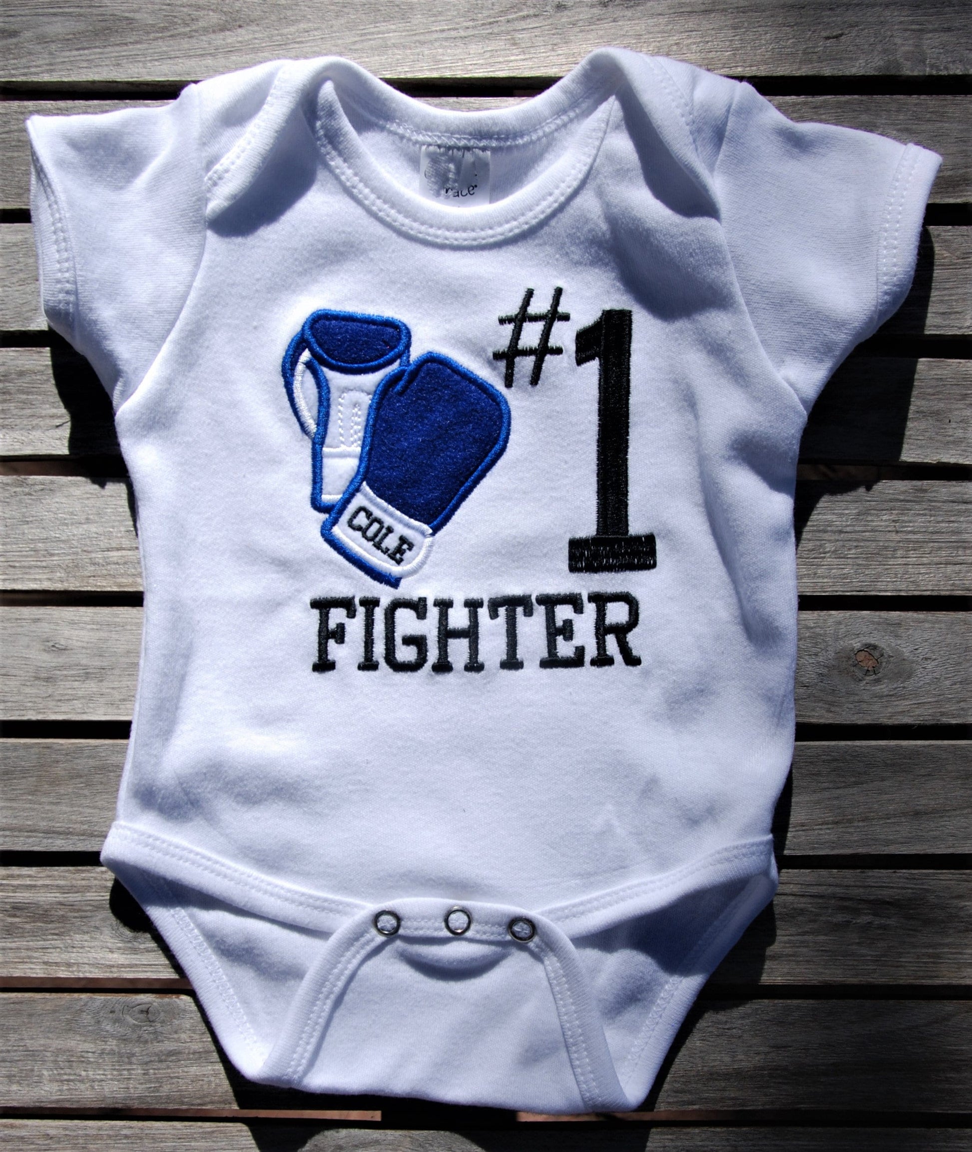 Baby Boxing Bodysuit or T-shirt, ROBE NOT INCLUIDED