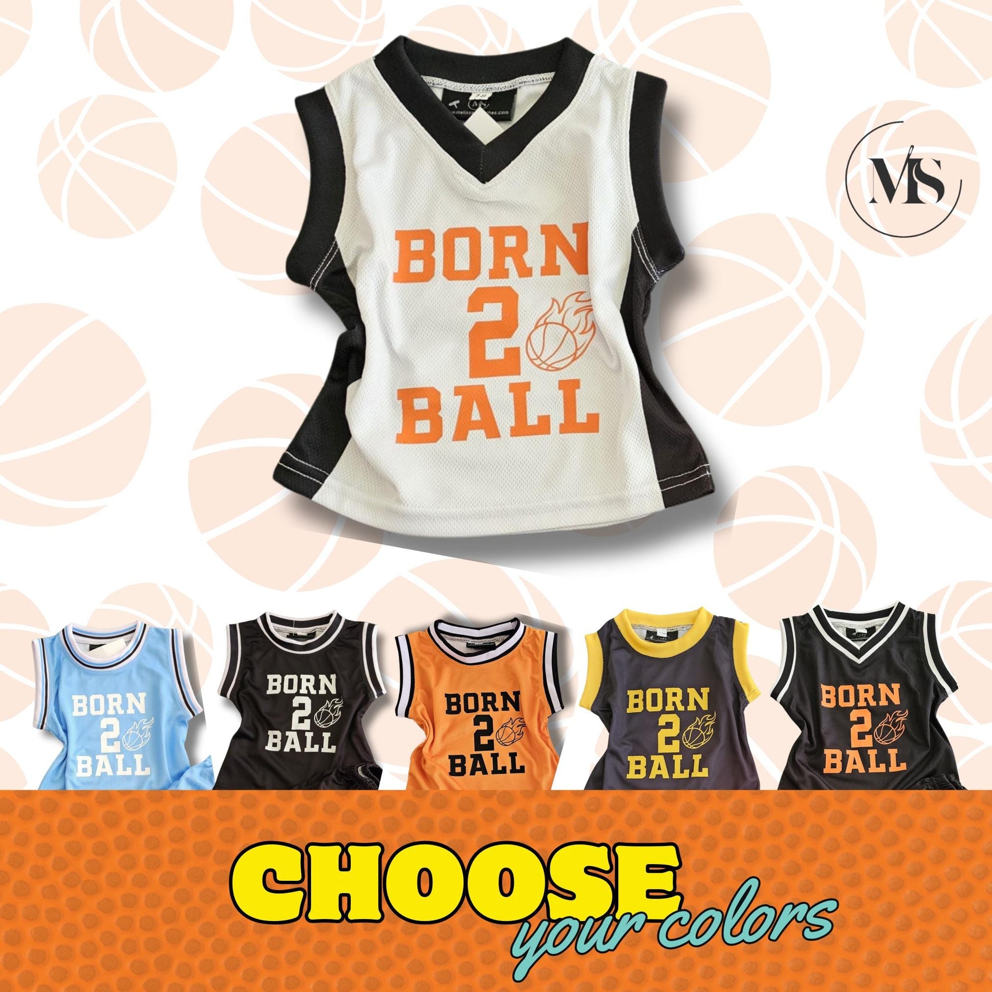 Born 2 Ball Basketball Jersey (Jersey ONLY)