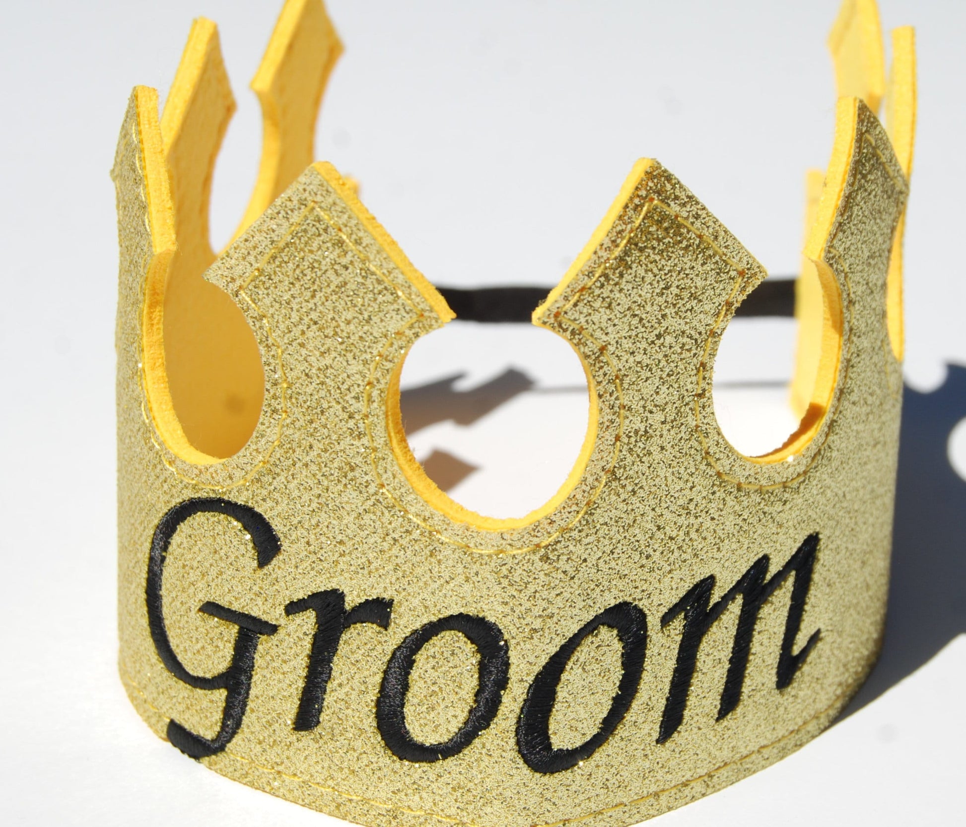 ADULT Personalized King Crown/ Knight crown/Prince crown/ Felt crown