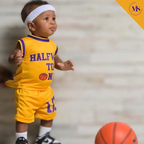 Kids Basketball Uniform with Front Personalization