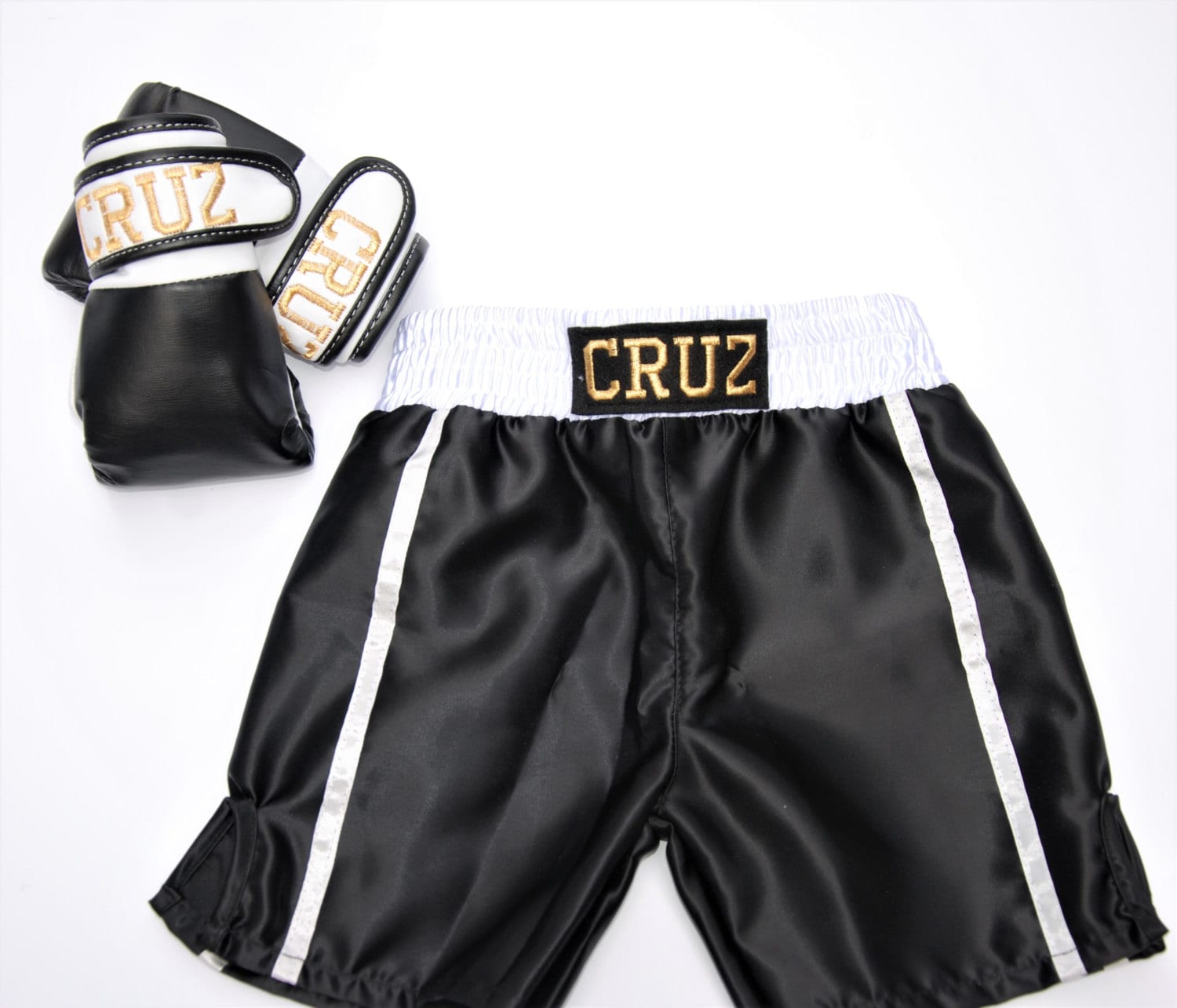 Personalized Baby Boxing Set: Gloves and Shorts