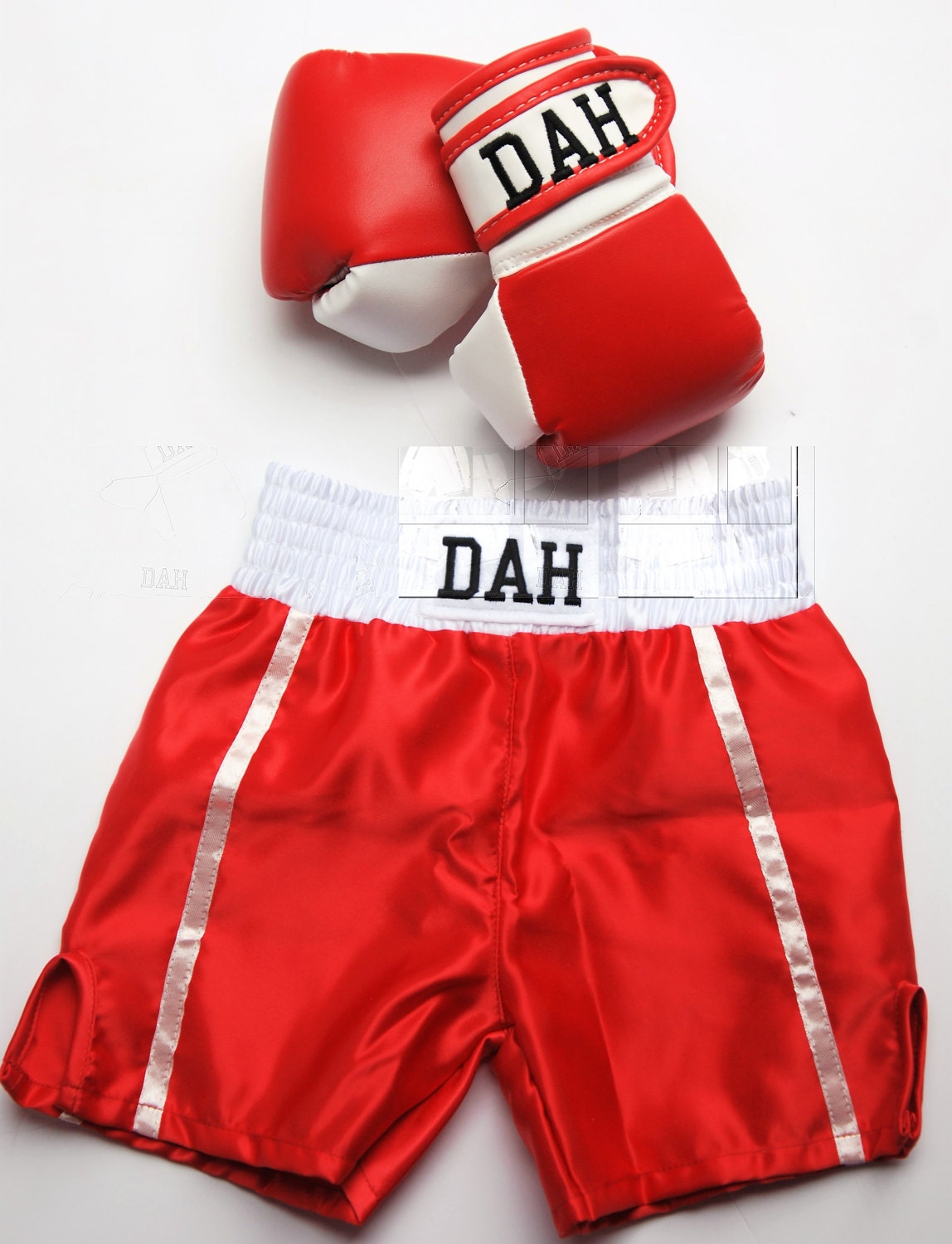 Custom Baby Boxing Gloves and Personalized Shorts Set
