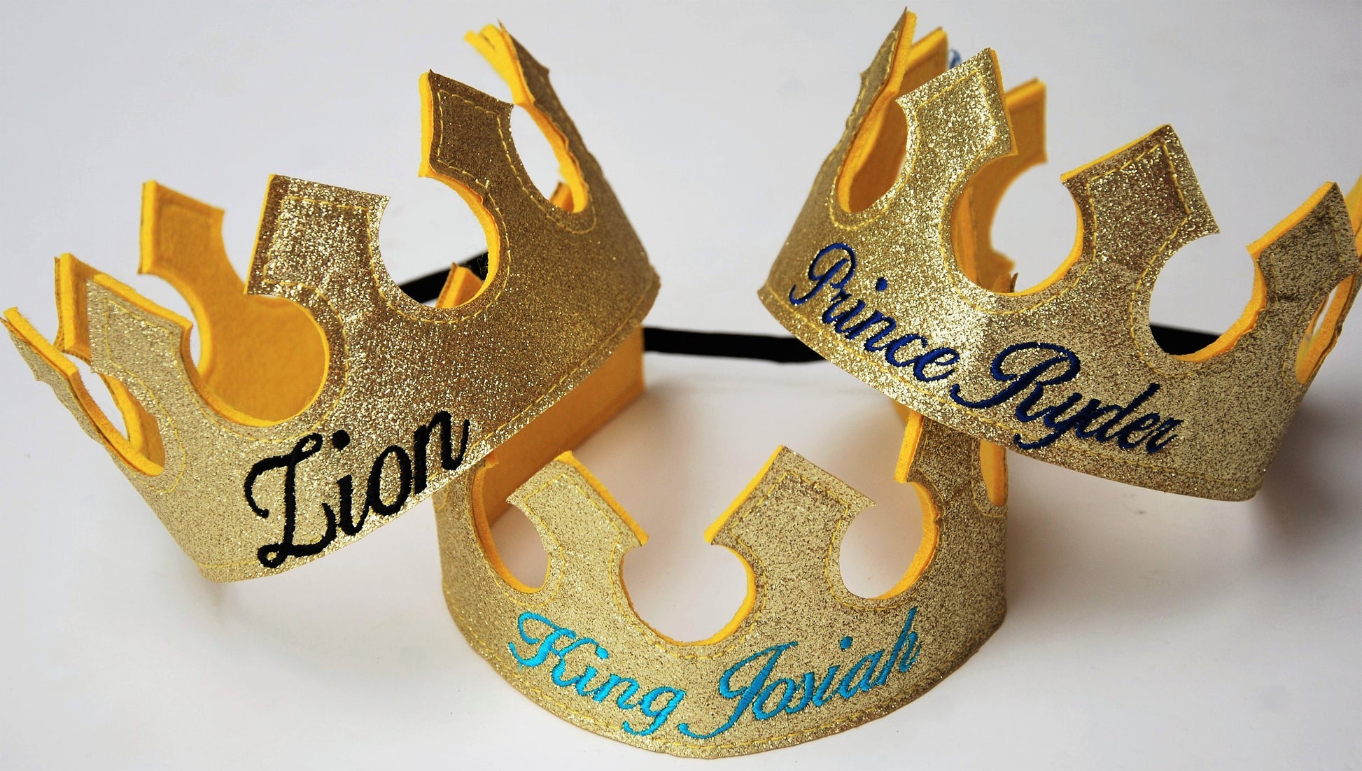 Personalized King Crown/ Knight crown/Prince crown/ Felt crown