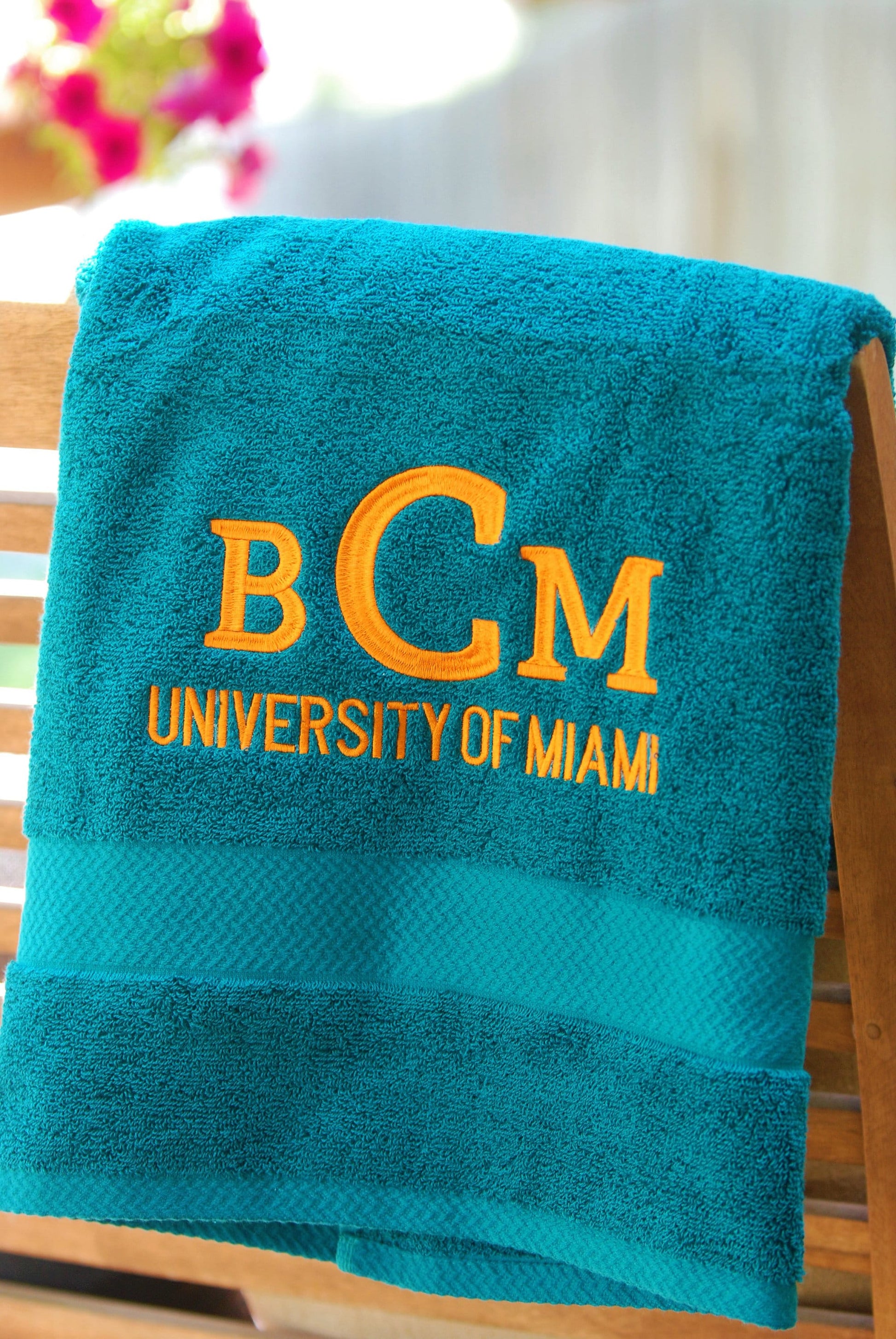 Personalized Graduation Bliss: Large Bath Towel with Monogram