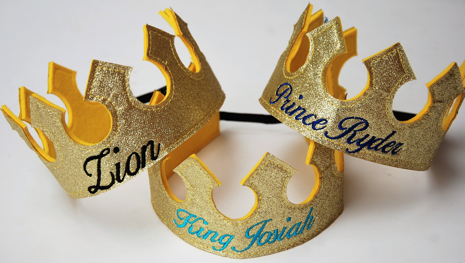 Personalized King Crown/ Knight crown/Prince crown/ Felt crown