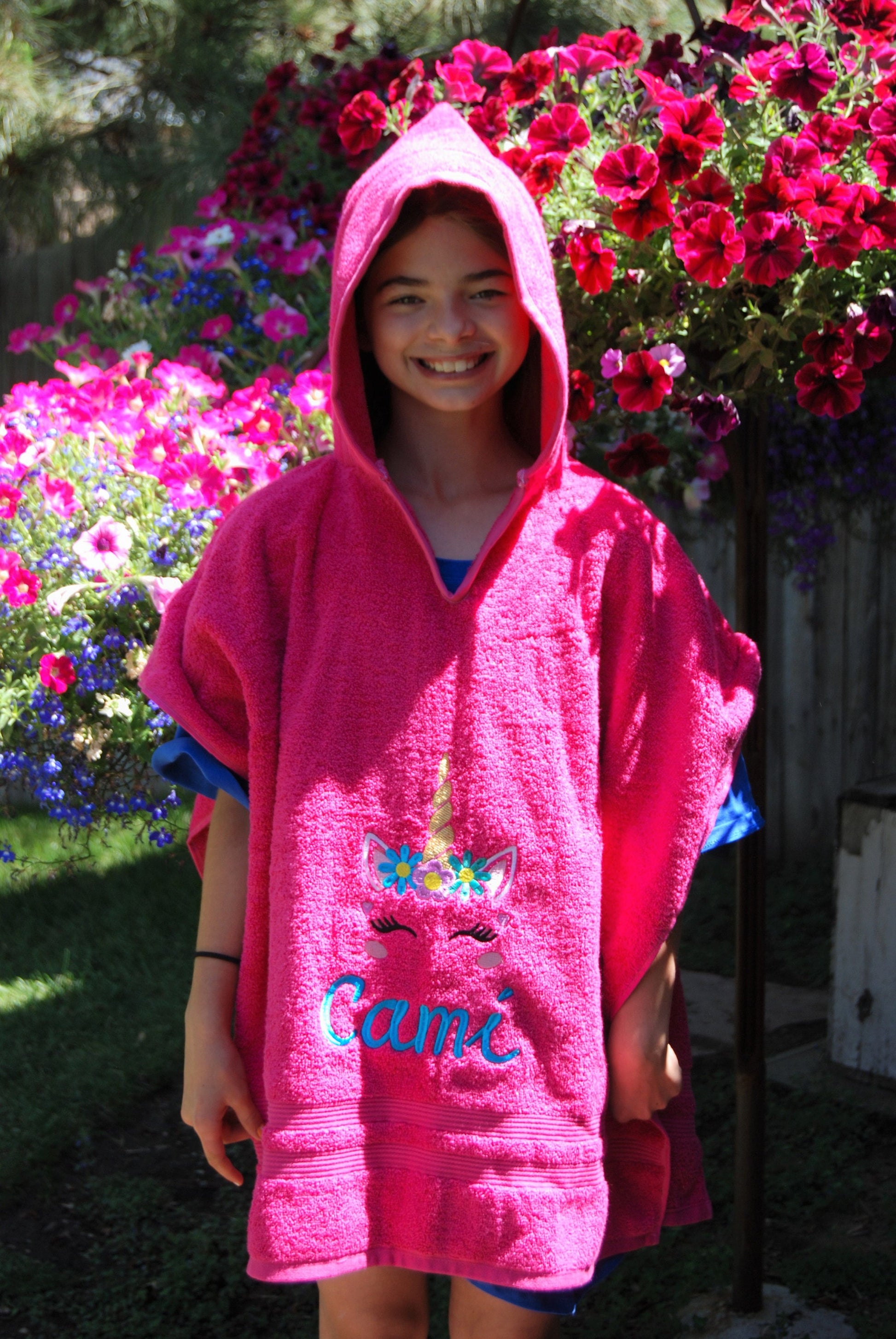Magical Unicorn Poncho Towel for Kids - Bath, Swim, and Play in Style!