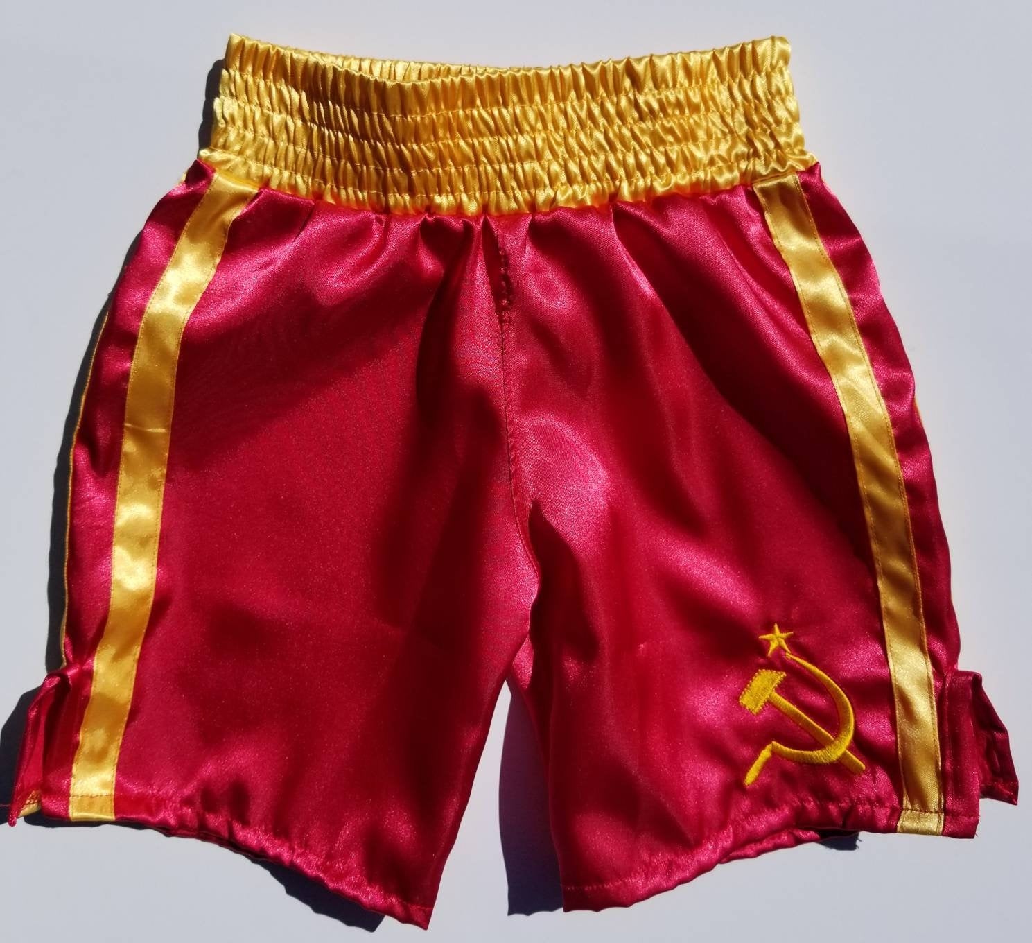 Ivan Drago Kids' Boxing Trunks (Personalized) - Special Costume!