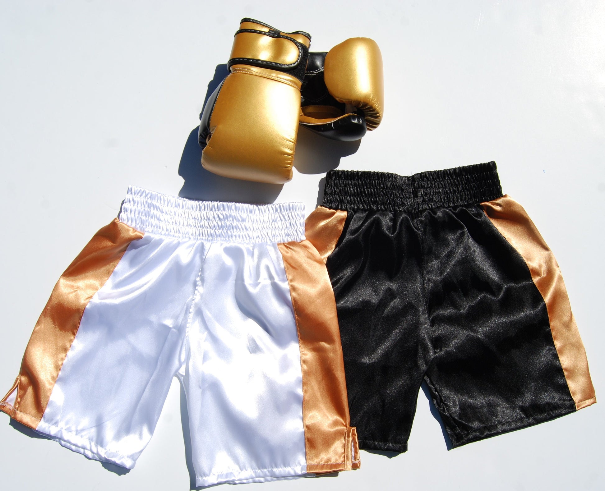 Personalized Kids Boxing Set with Gloves and Shorts (Sizes 3T, 4T, 5T)
