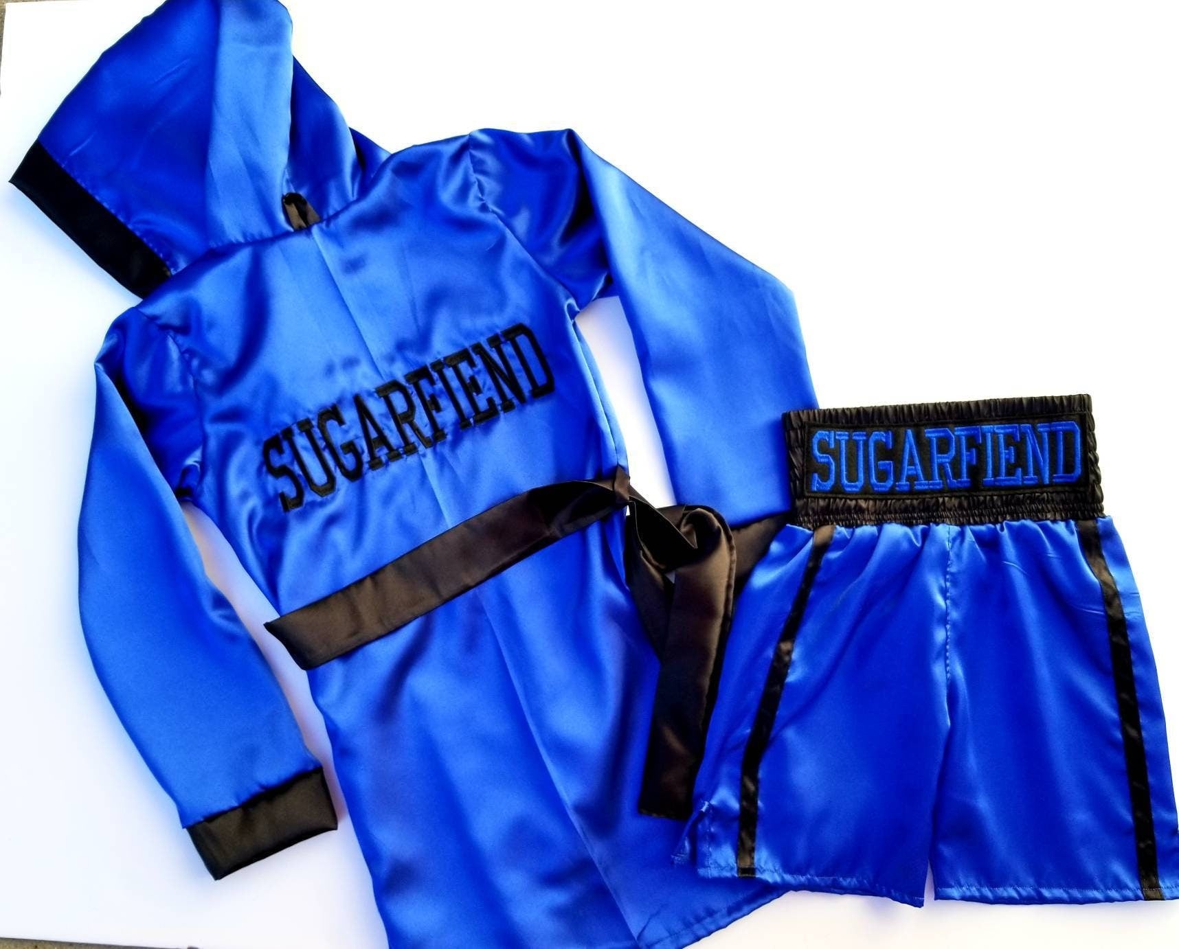 Youth Boxing Fighter Set: ROBE and SHORTS (Gloves Not Included)