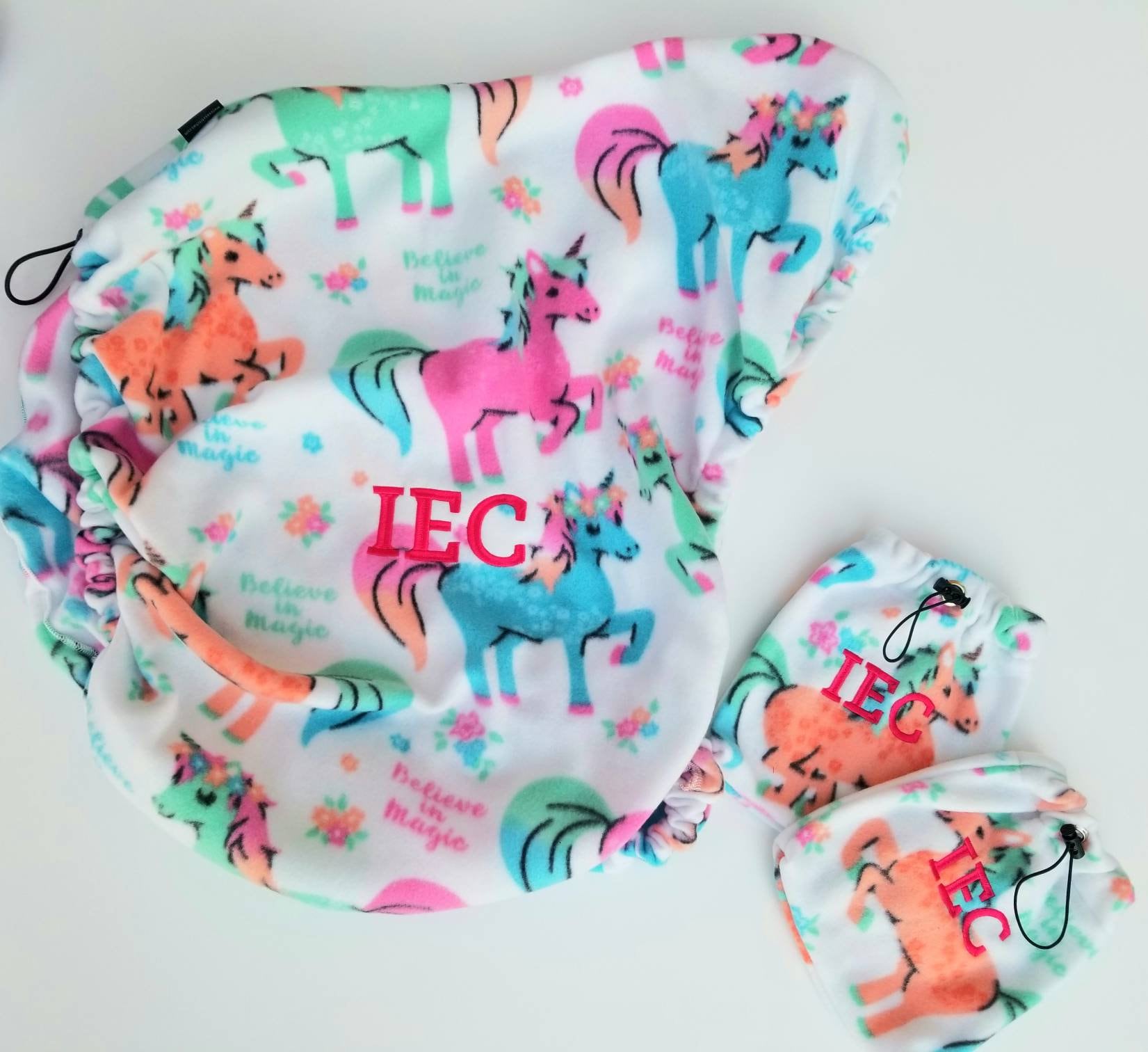 Equestrian Essentials: Personalized Fleece Saddle and Stirrup Covers (Dressage and English Styles)