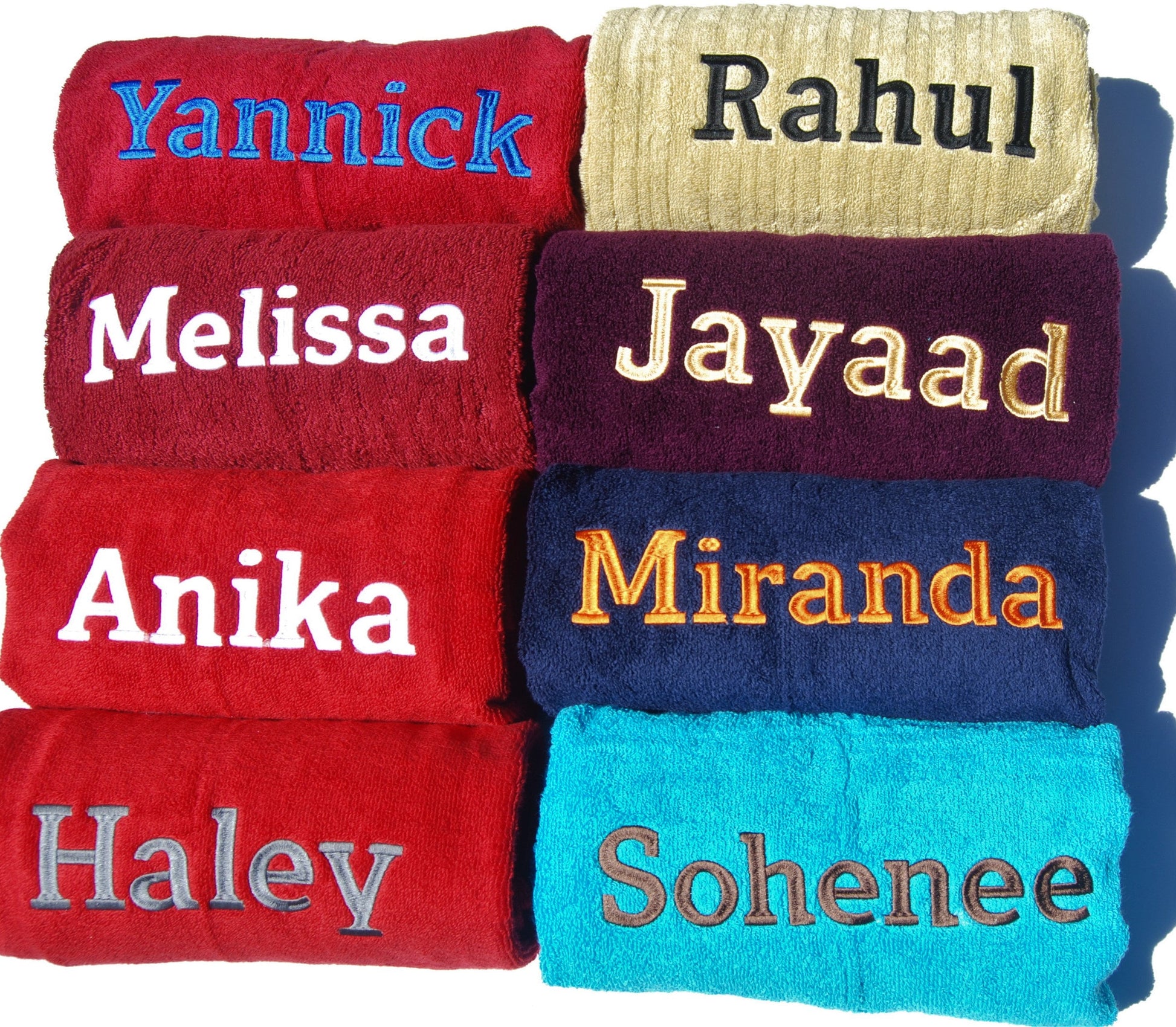 Monogrammed Bliss: Personalized Large Bath Towel for Kids