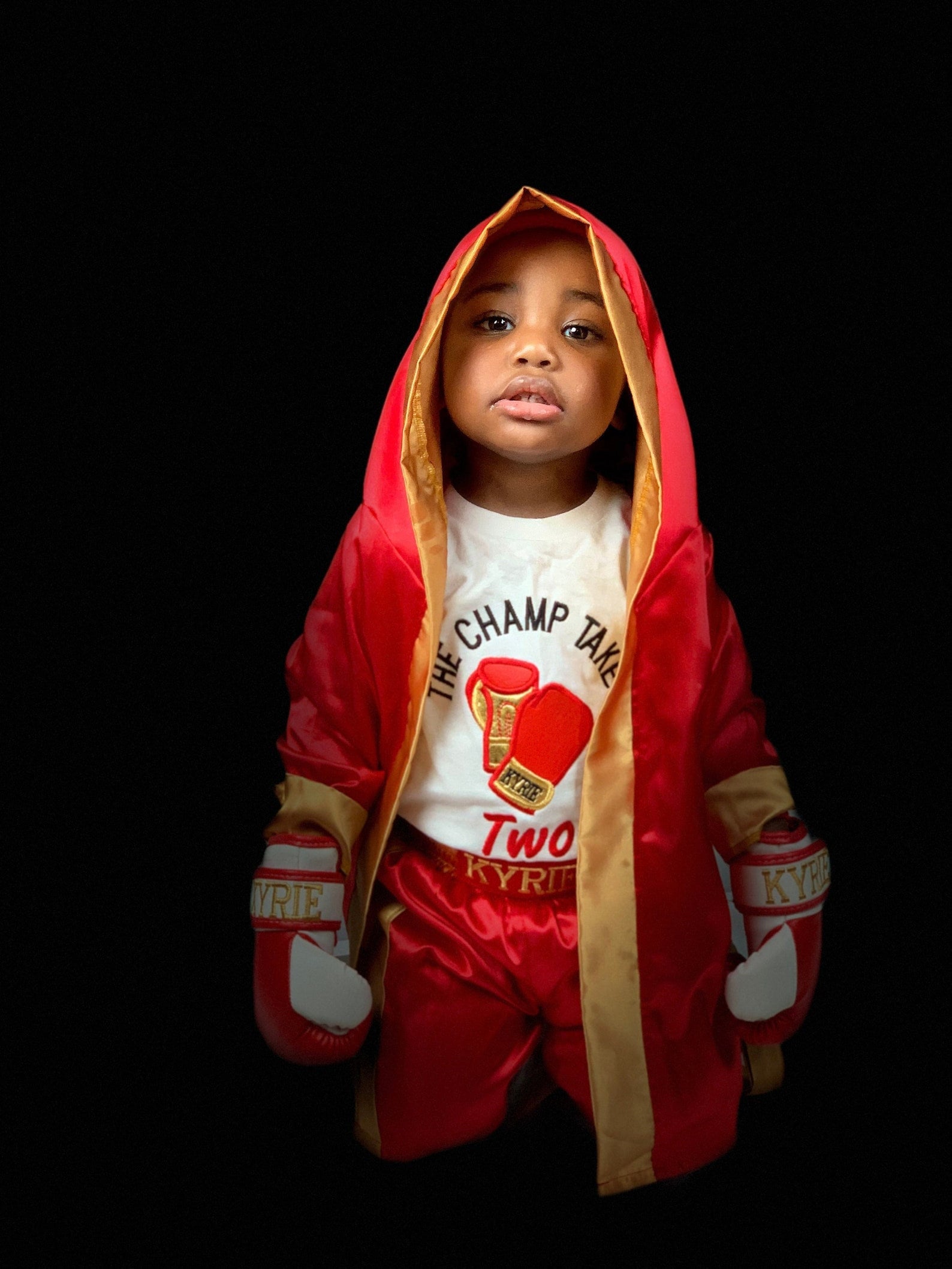 Baby Boxing Bodysuit or T-shirt, ROBE NOT INCLUIDED