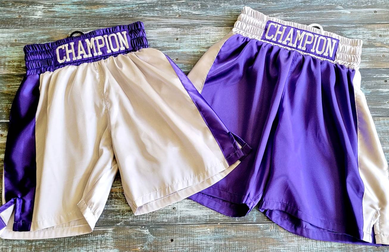 Customized Adult Boxing Trunks: Personalized Boxing Shorts (updated)