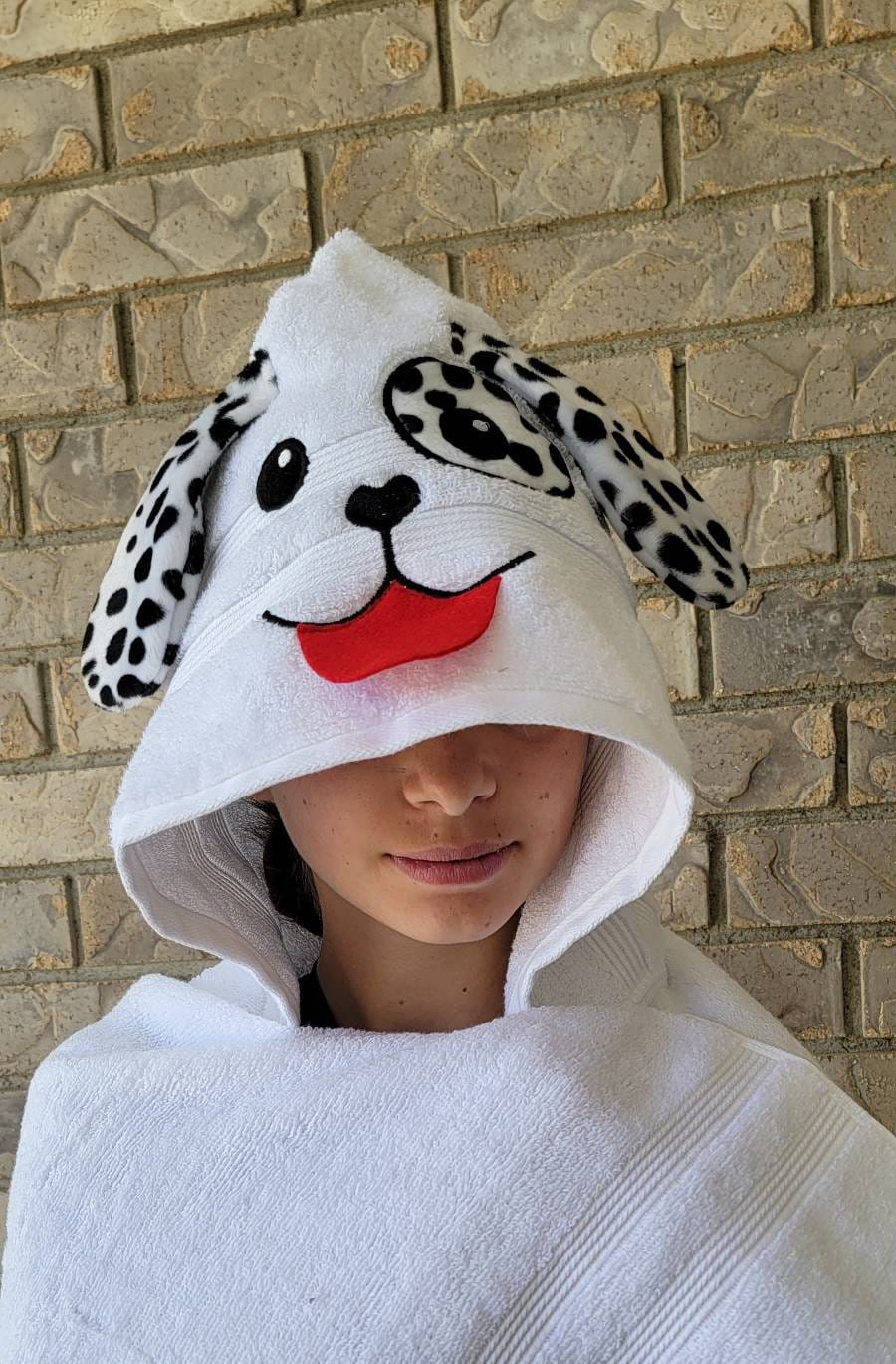 Playful Pup Hooded Bath Towel