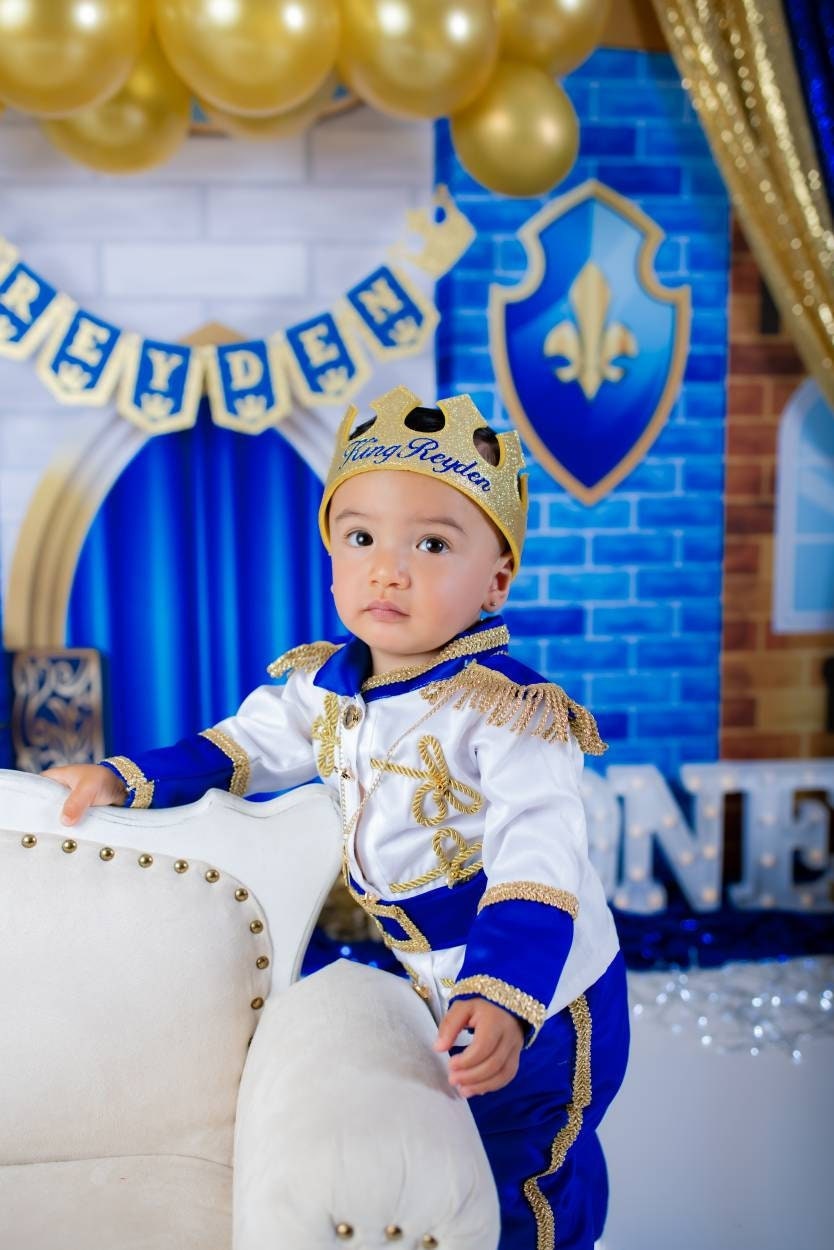 Personalized King Crown/ Knight crown/Prince crown/ Felt crown